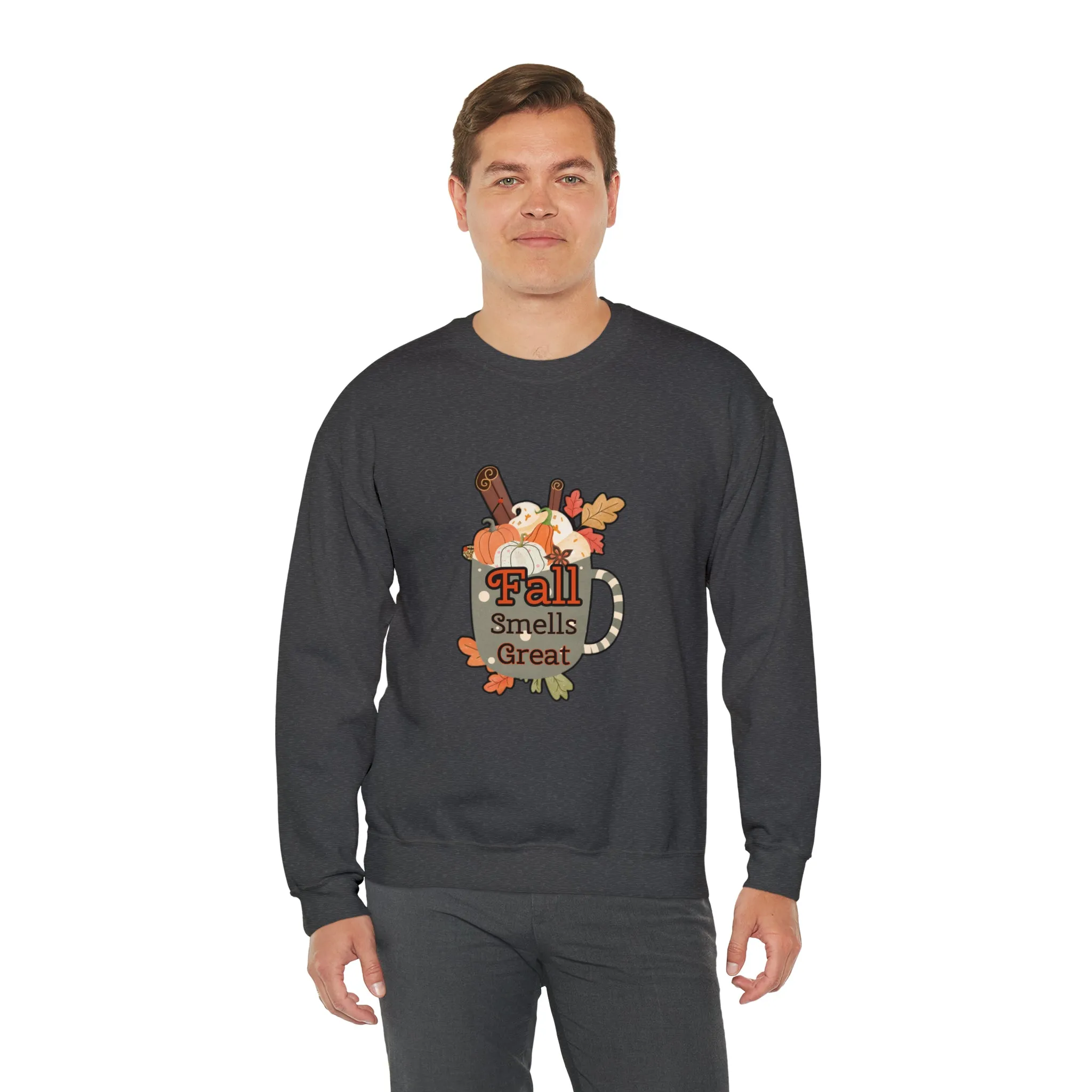 Fall Smells Great Unisex Heavy Blend™ Crewneck Sweatshirt