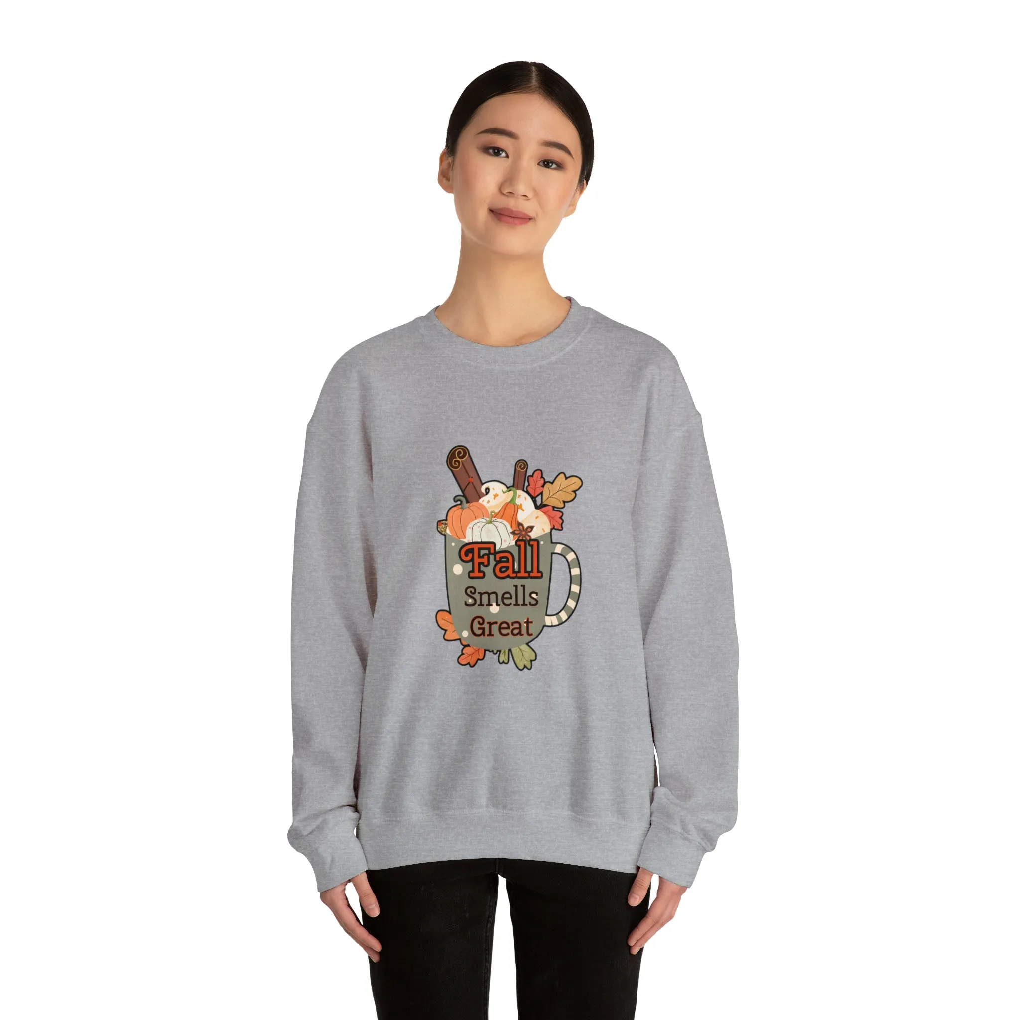 Fall Smells Great Unisex Heavy Blend™ Crewneck Sweatshirt