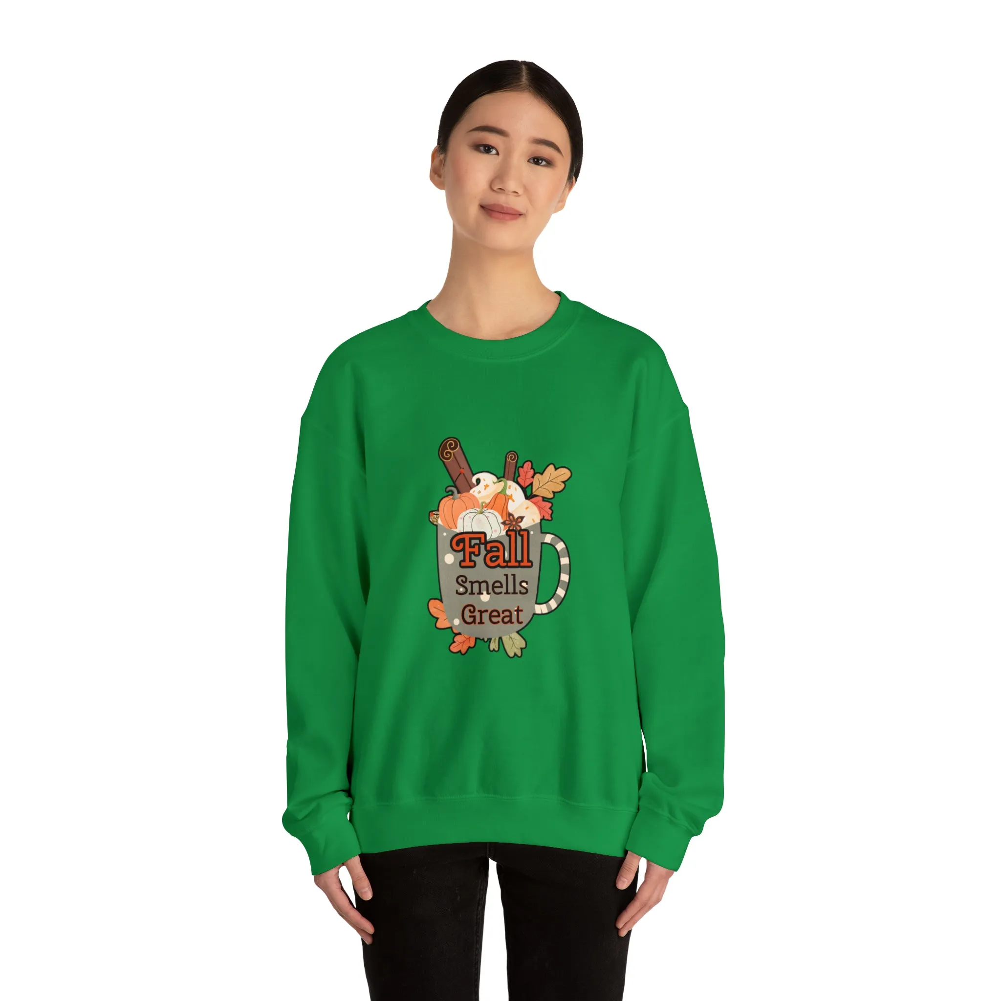 Fall Smells Great Unisex Heavy Blend™ Crewneck Sweatshirt