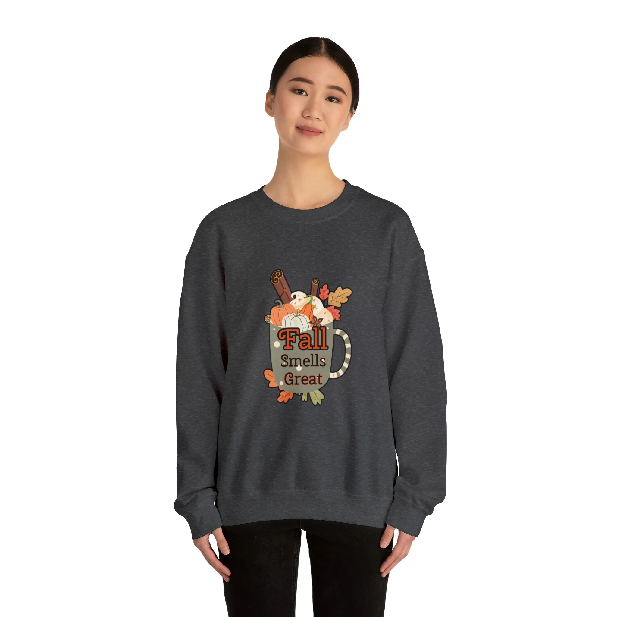 Fall Smells Great Unisex Heavy Blend™ Crewneck Sweatshirt