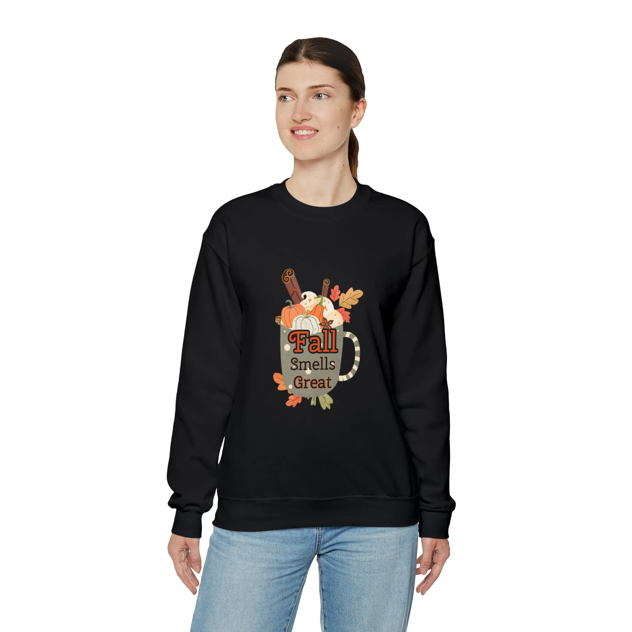 Fall Smells Great Unisex Heavy Blend™ Crewneck Sweatshirt