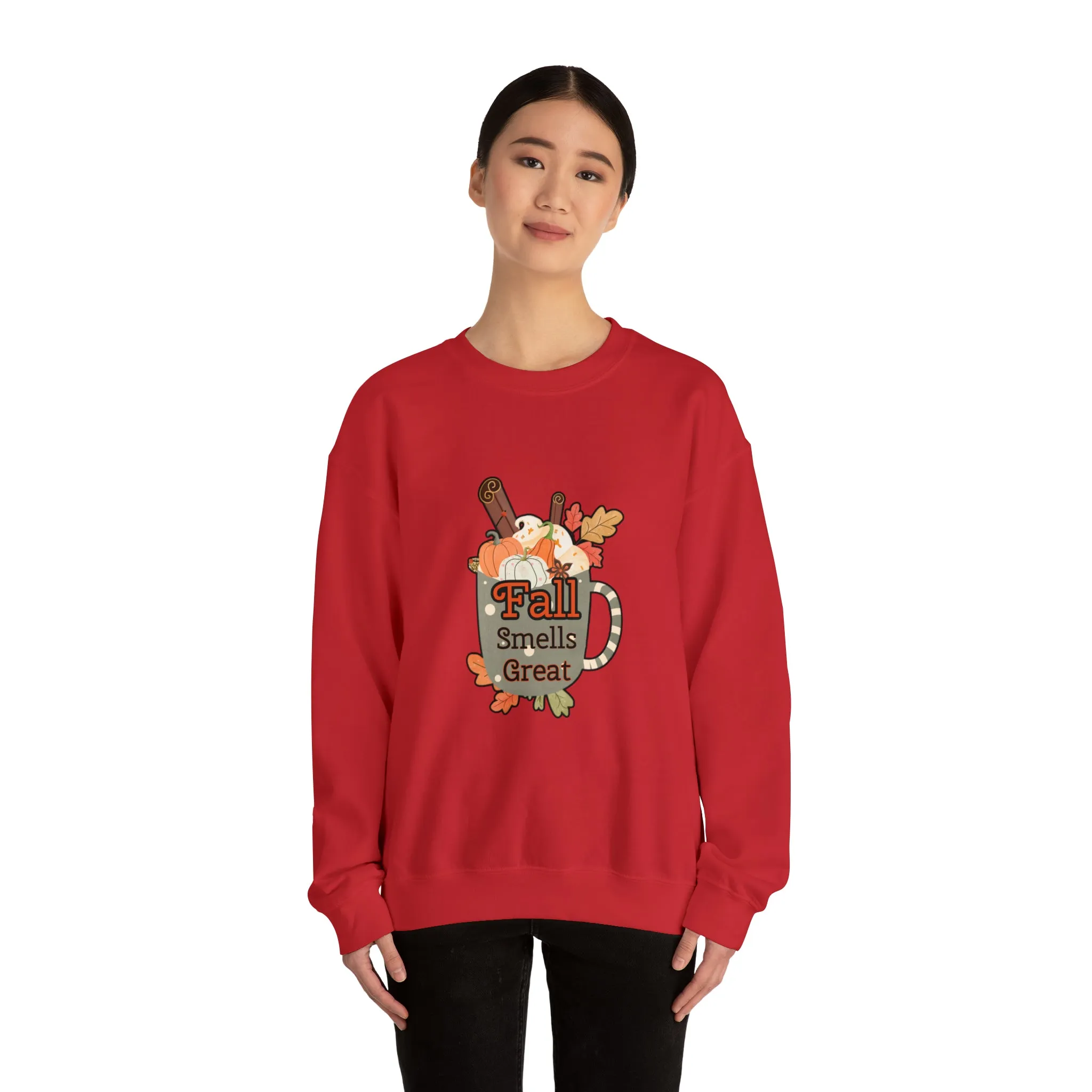 Fall Smells Great Unisex Heavy Blend™ Crewneck Sweatshirt