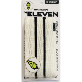 FireThreads ELEVEN 9D Semi-Soft Lacrosse Mesh Stringing Piece