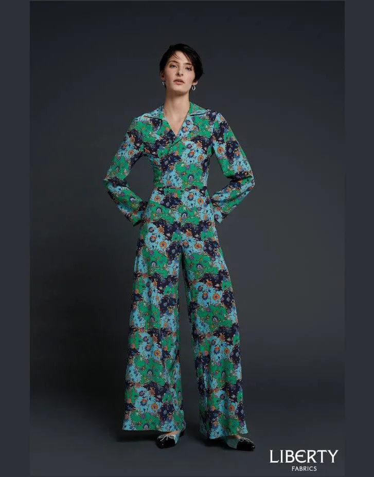 Florence Palazzo Suit Sewing Pattern, Liberty Fabrics