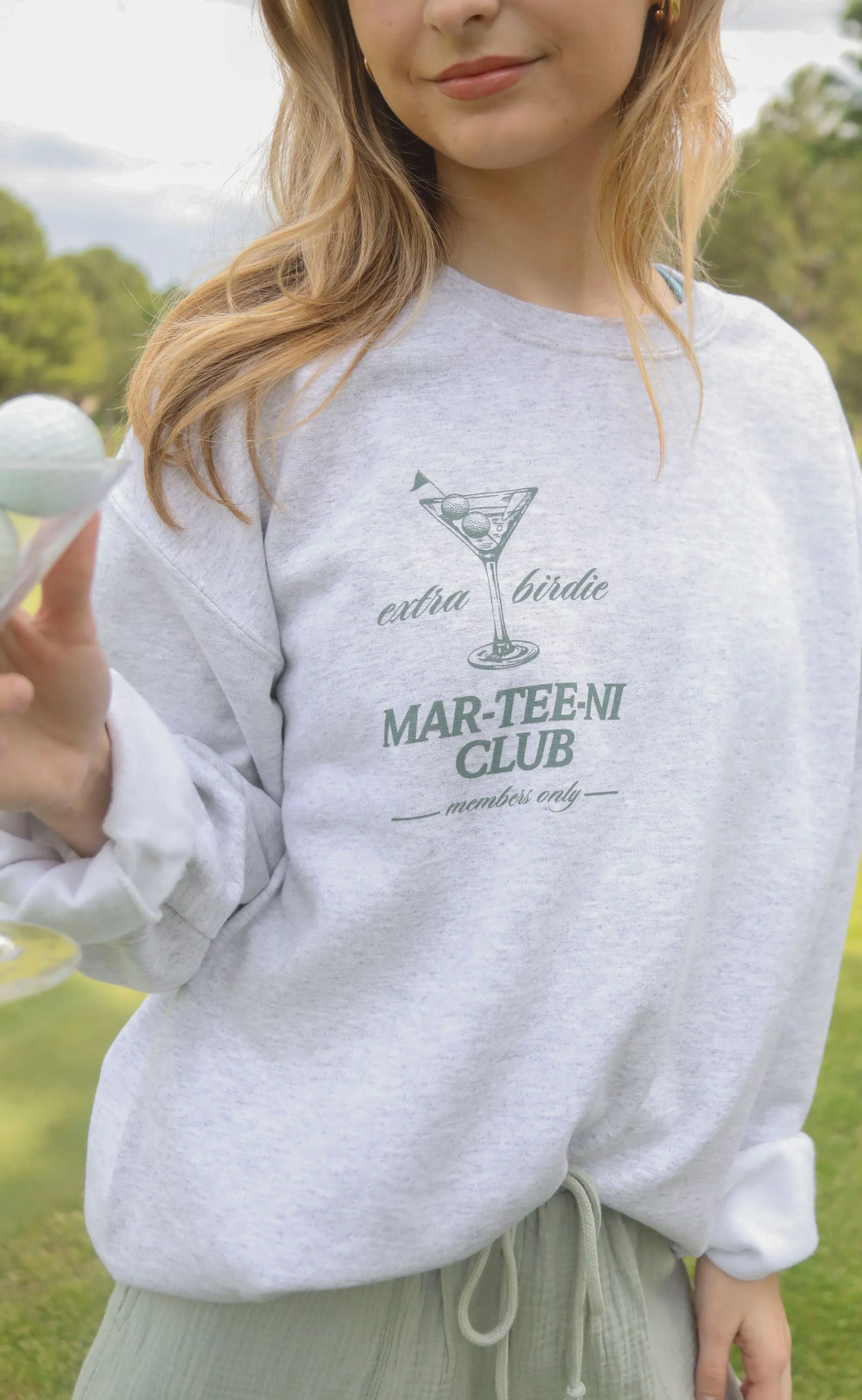 friday   saturday: mar tee ni club sweatshirt