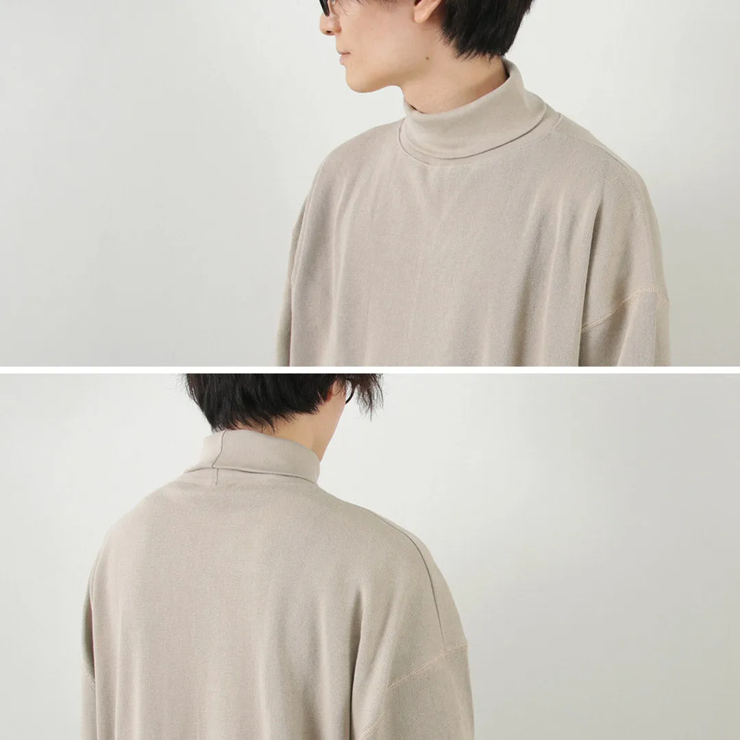 GICIPI / SCIMMIA Mockneck Ribbed Long Sleeve Milano Rib Knit Sewn