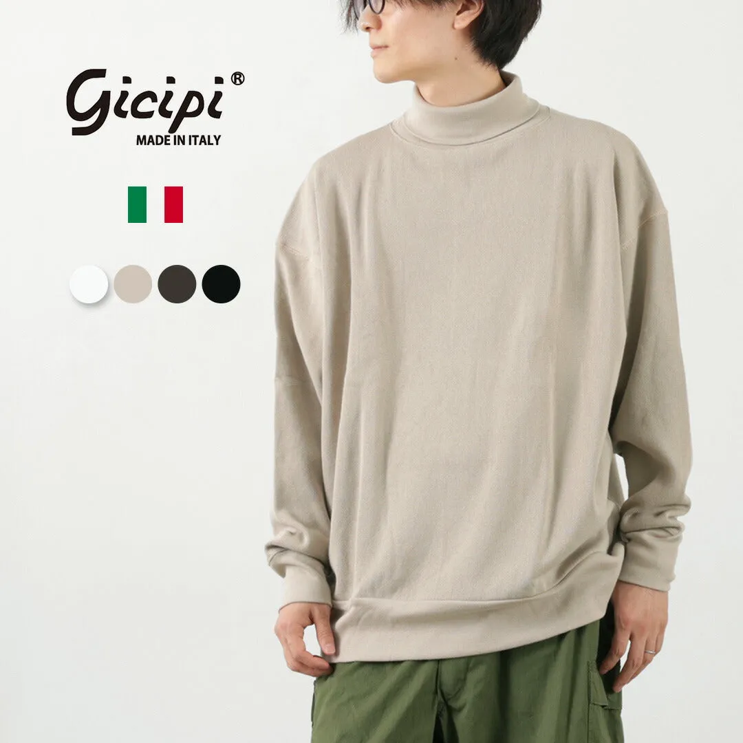 GICIPI / SCIMMIA Mockneck Ribbed Long Sleeve Milano Rib Knit Sewn