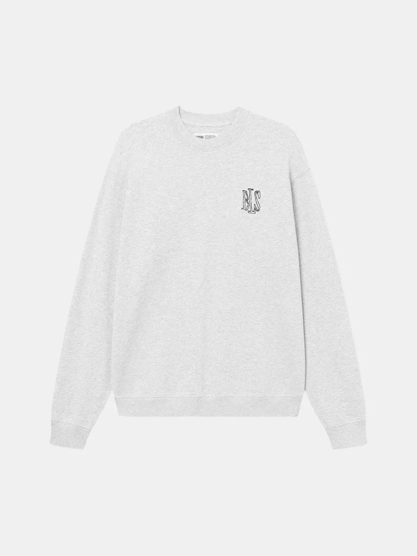 Handwritten Sweatshirt Grey Melange