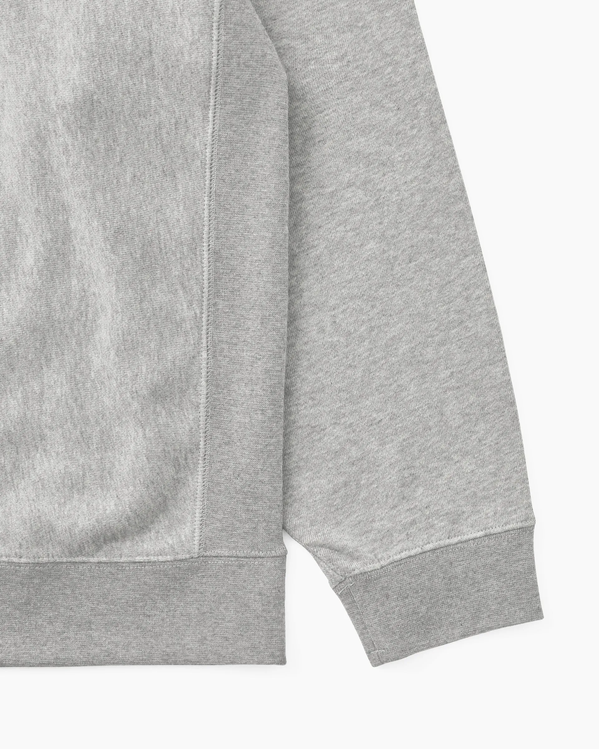 Heather Half Zip Pullover Campus Grey