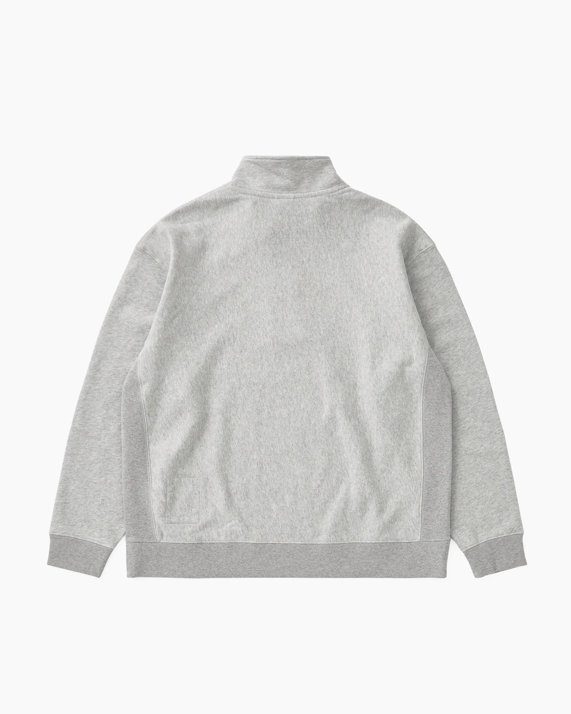 Heather Half Zip Pullover Campus Grey