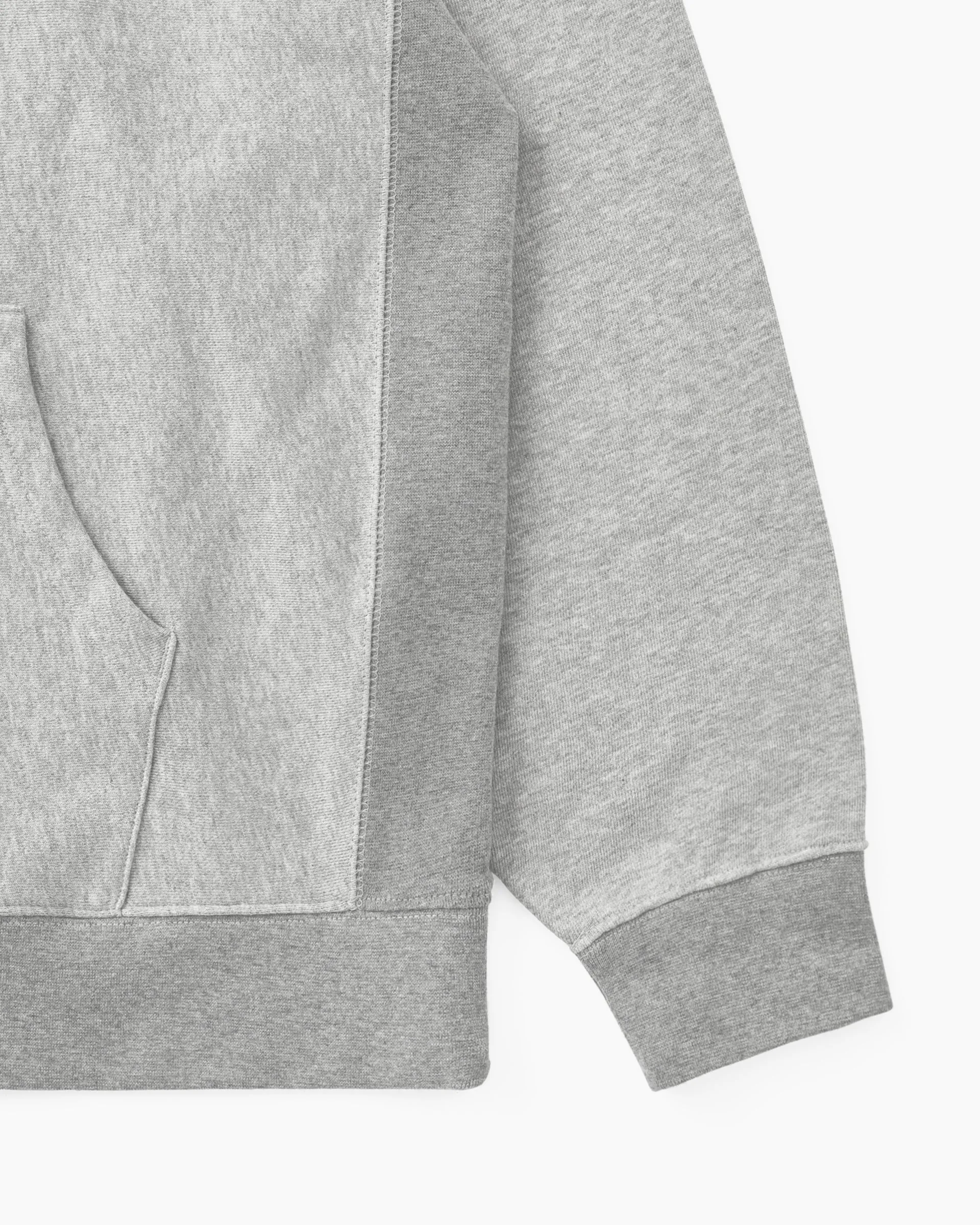 Heather Stock Hoodie Campus Grey