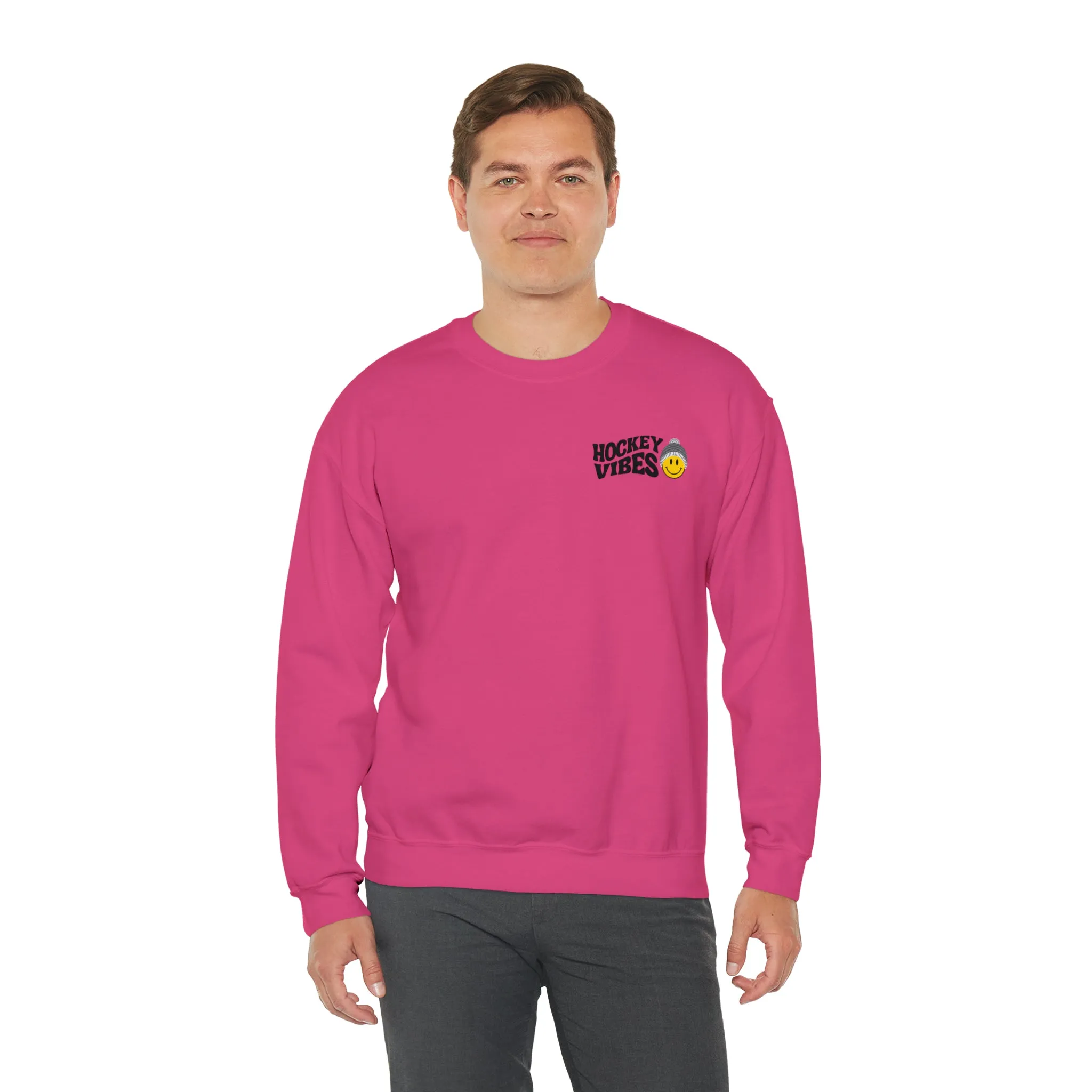 Hockey Vibes Unisex Heavy Blend™ Crewneck Sweatshirt