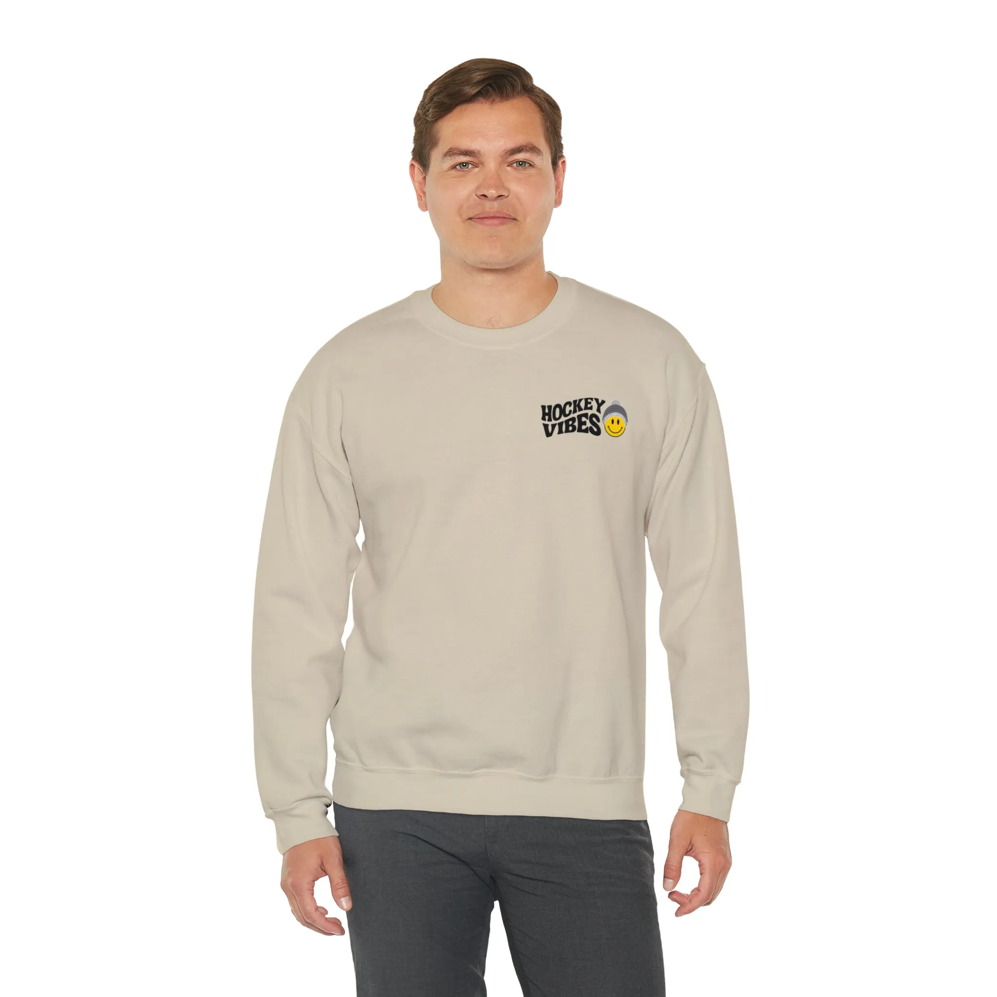 Hockey Vibes Unisex Heavy Blend™ Crewneck Sweatshirt