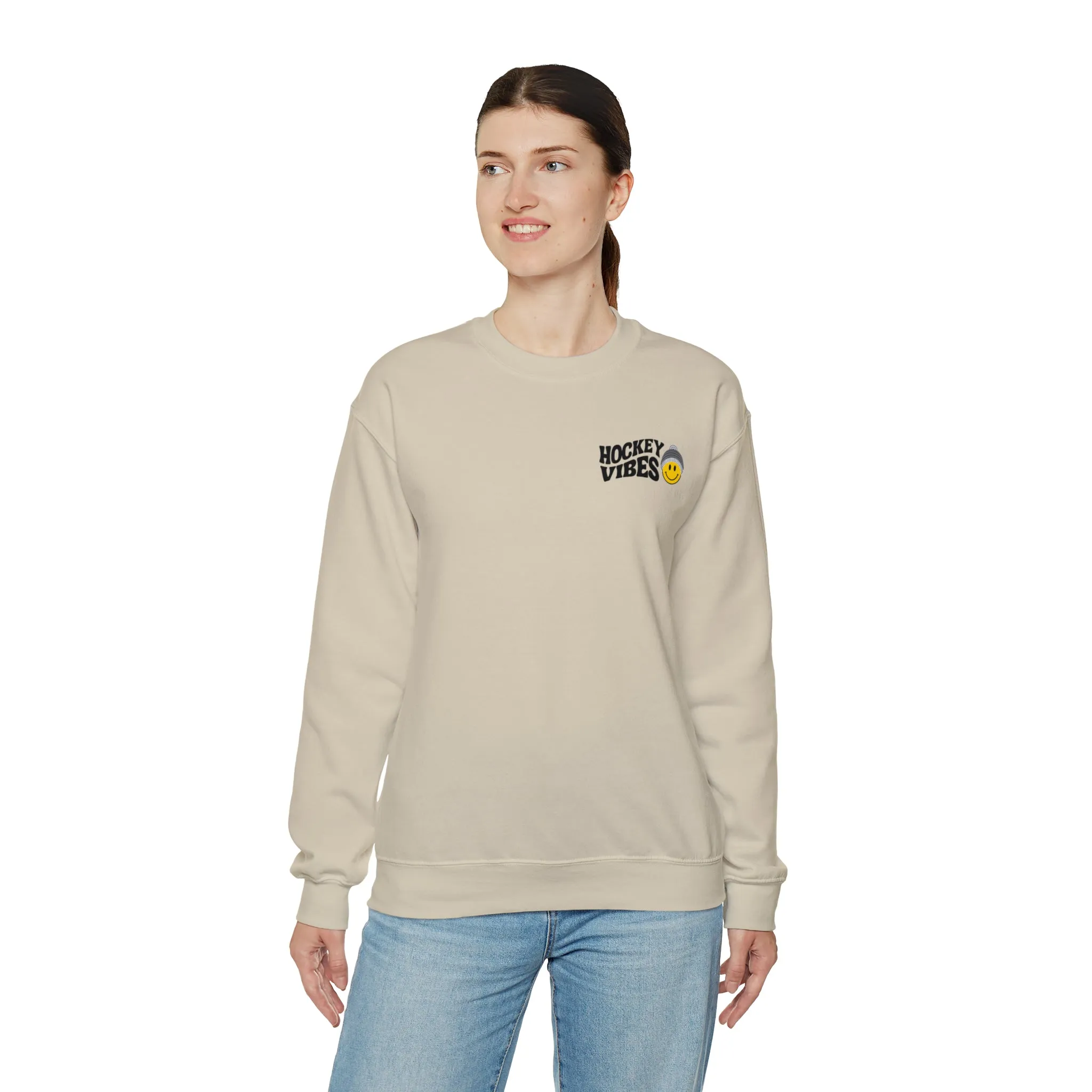 Hockey Vibes Unisex Heavy Blend™ Crewneck Sweatshirt