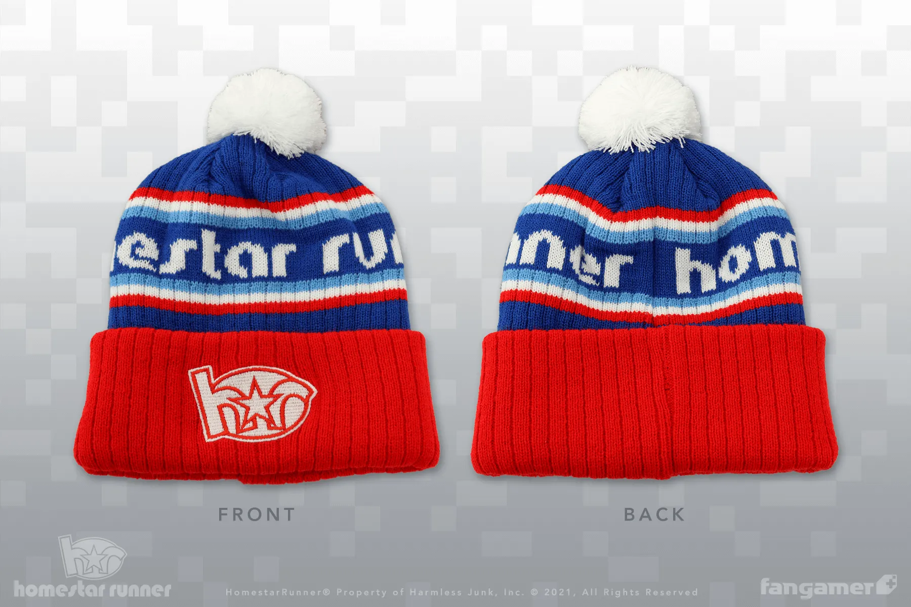 Homestar Runner Dot Knit Beanie