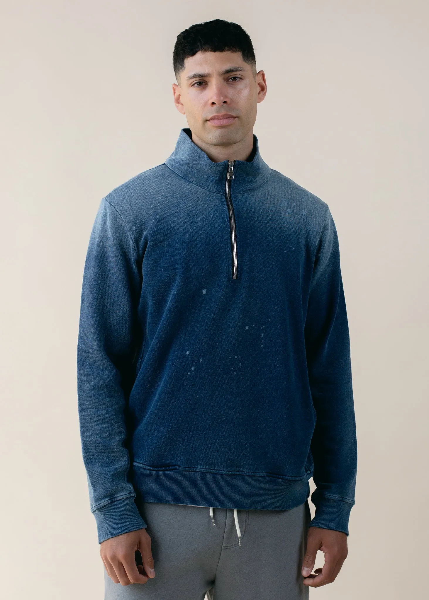 Indigo Half Zip