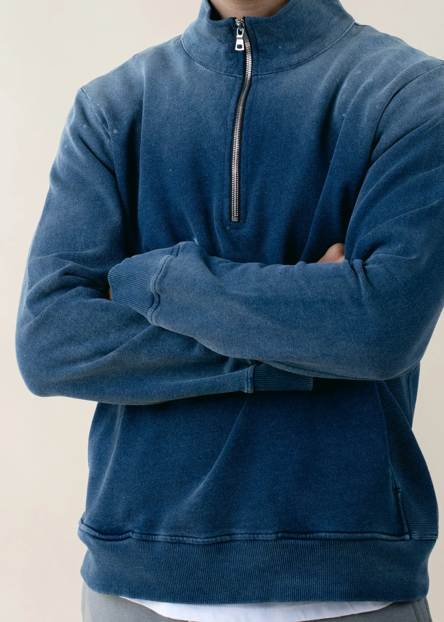 Indigo Half Zip