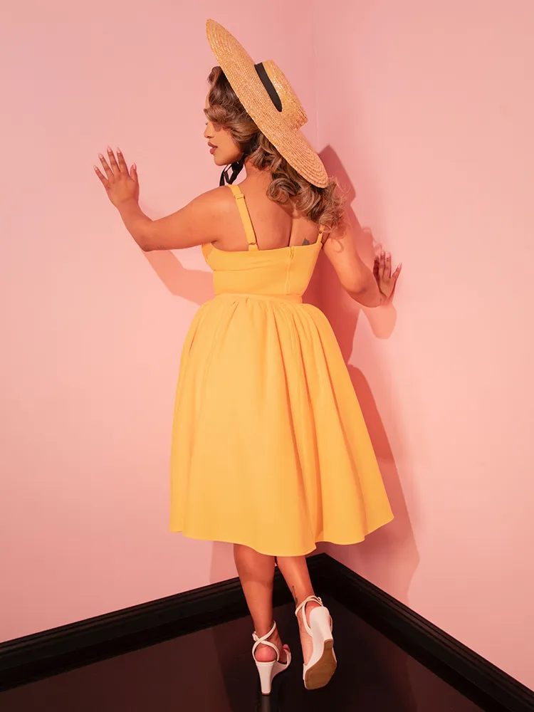 Ingenue Dress in Sunshine Yellow - Vixen by Micheline Pitt