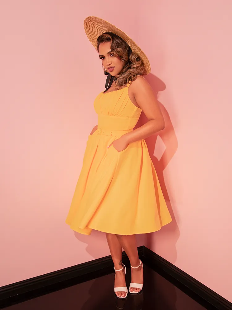 Ingenue Dress in Sunshine Yellow - Vixen by Micheline Pitt