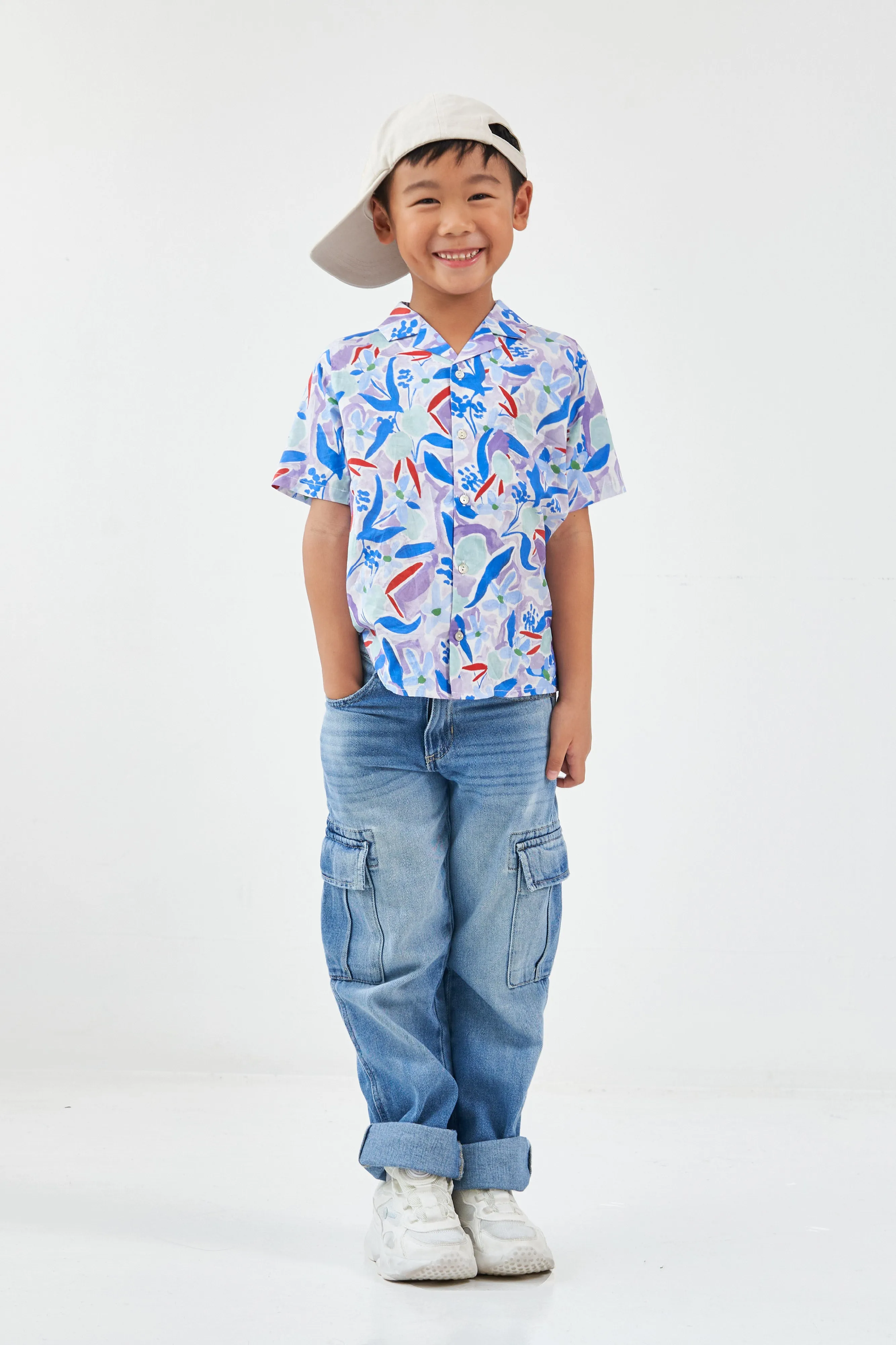 Kahakai Boy's Cotton Shirt