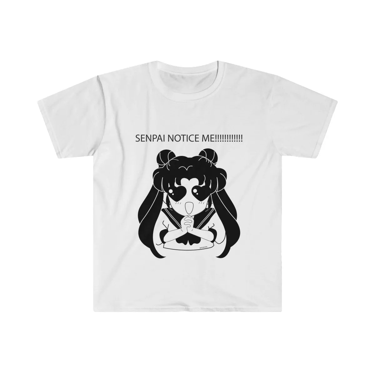 KOKO SENPAI-NOTICE-ME Heart Eyes UNISEX T shirt