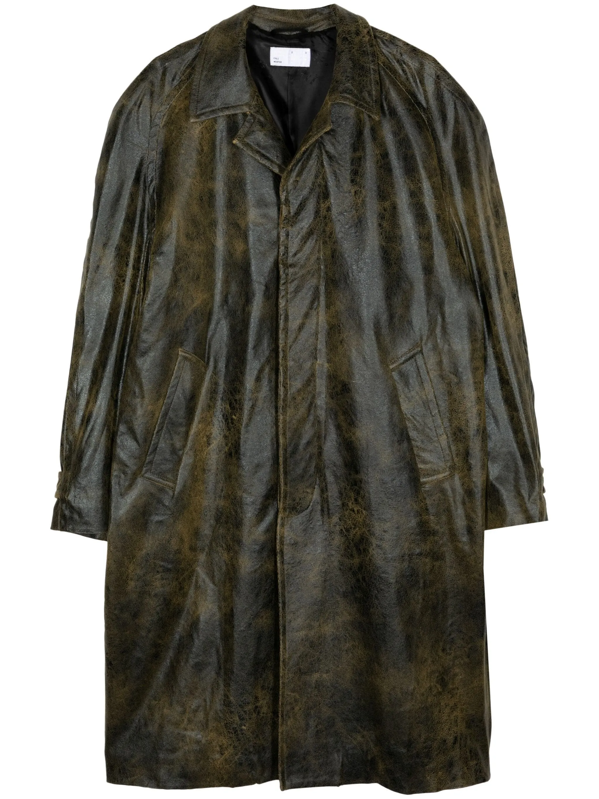 LARRY BAL DISTRESSED TEXTURE COAT