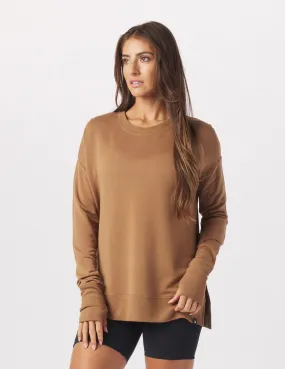 Lounge Long Sleeve: Almond