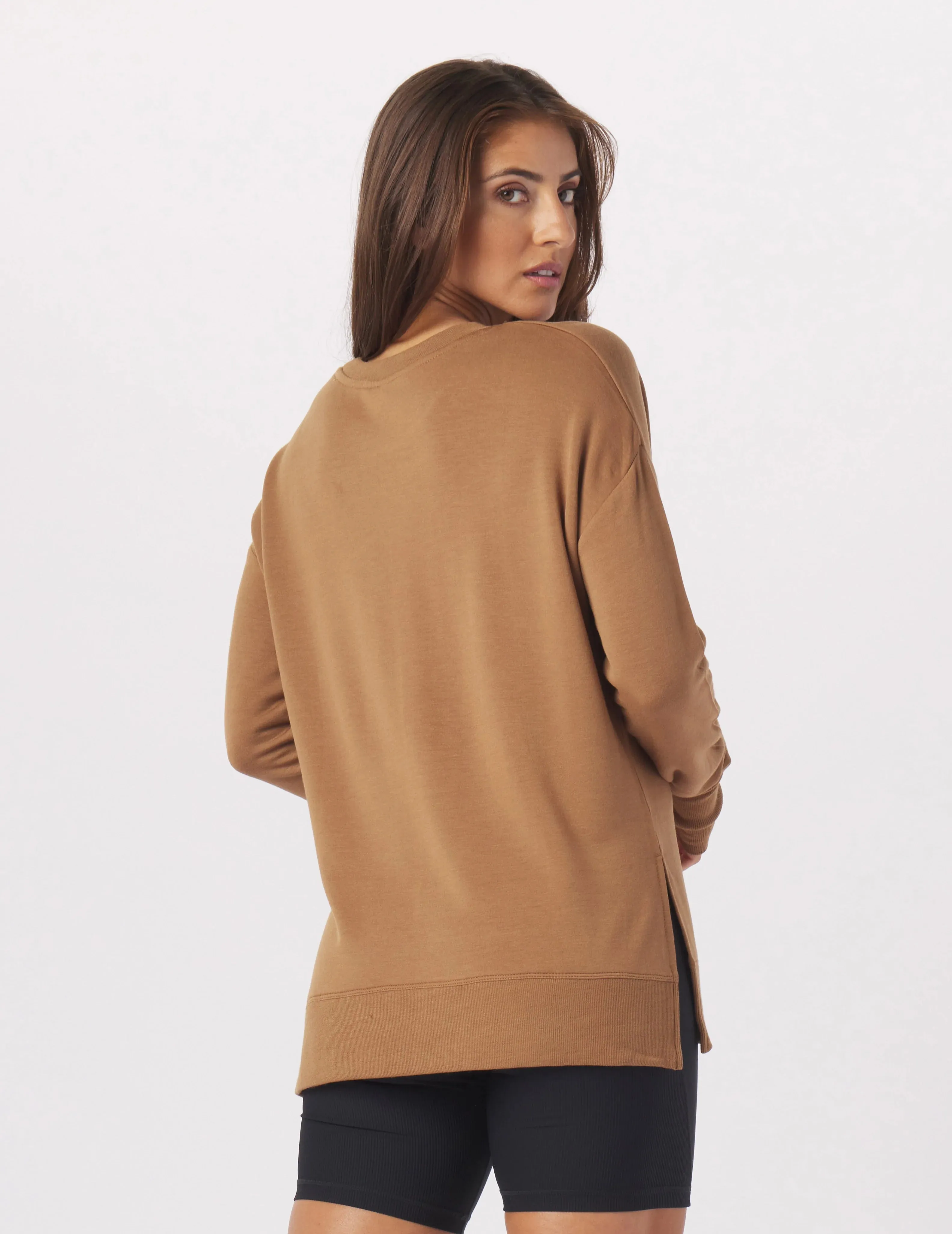 Lounge Long Sleeve: Almond