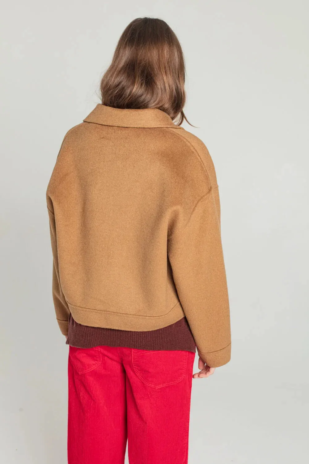 Mathilda Wool Jacket Brown