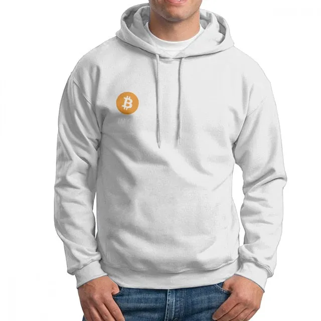 Men Bitcoin In Cryptography We Trust Hoodies Travel