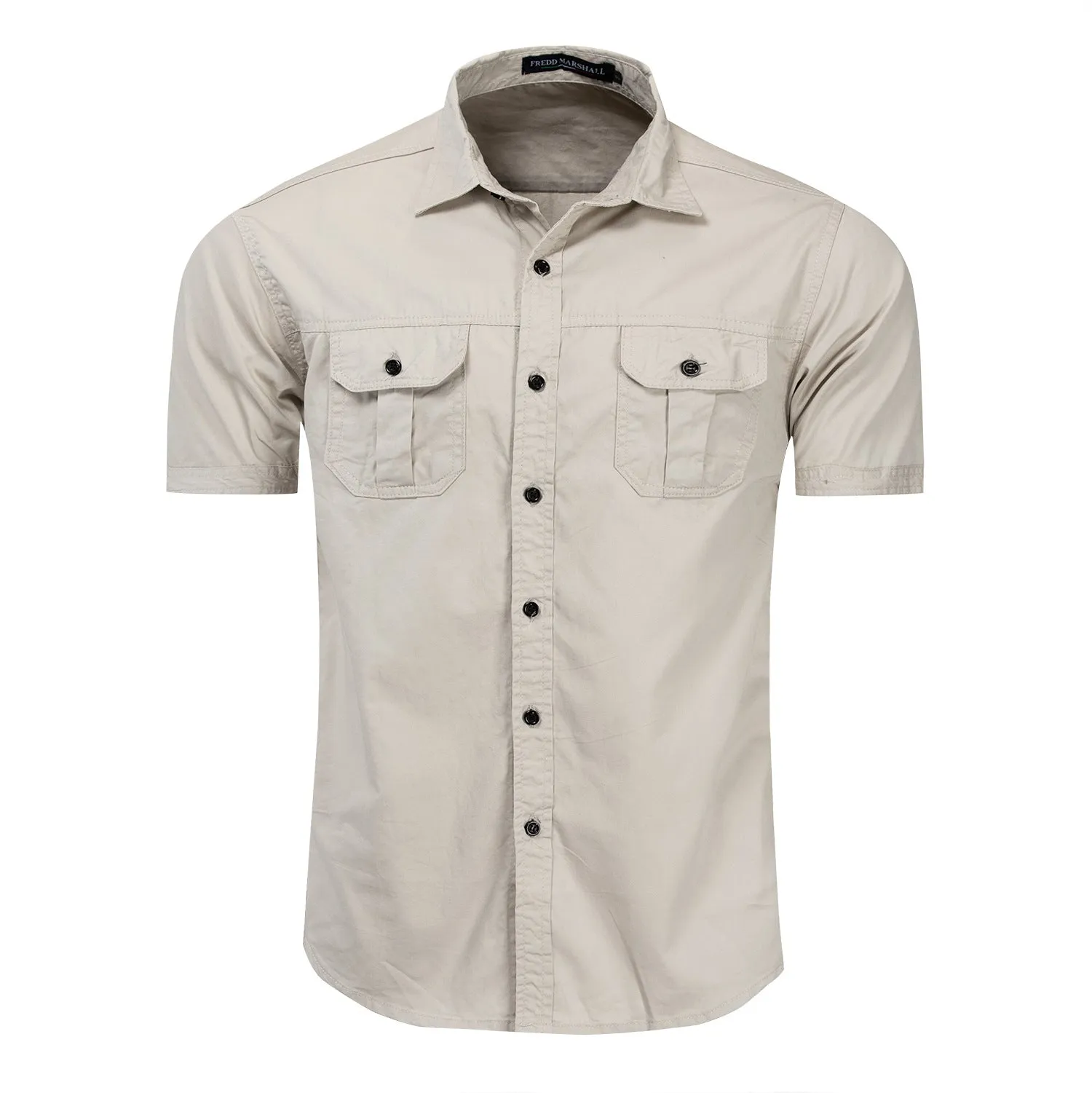 Men's Outdoor Military 100% Cotton Shirt