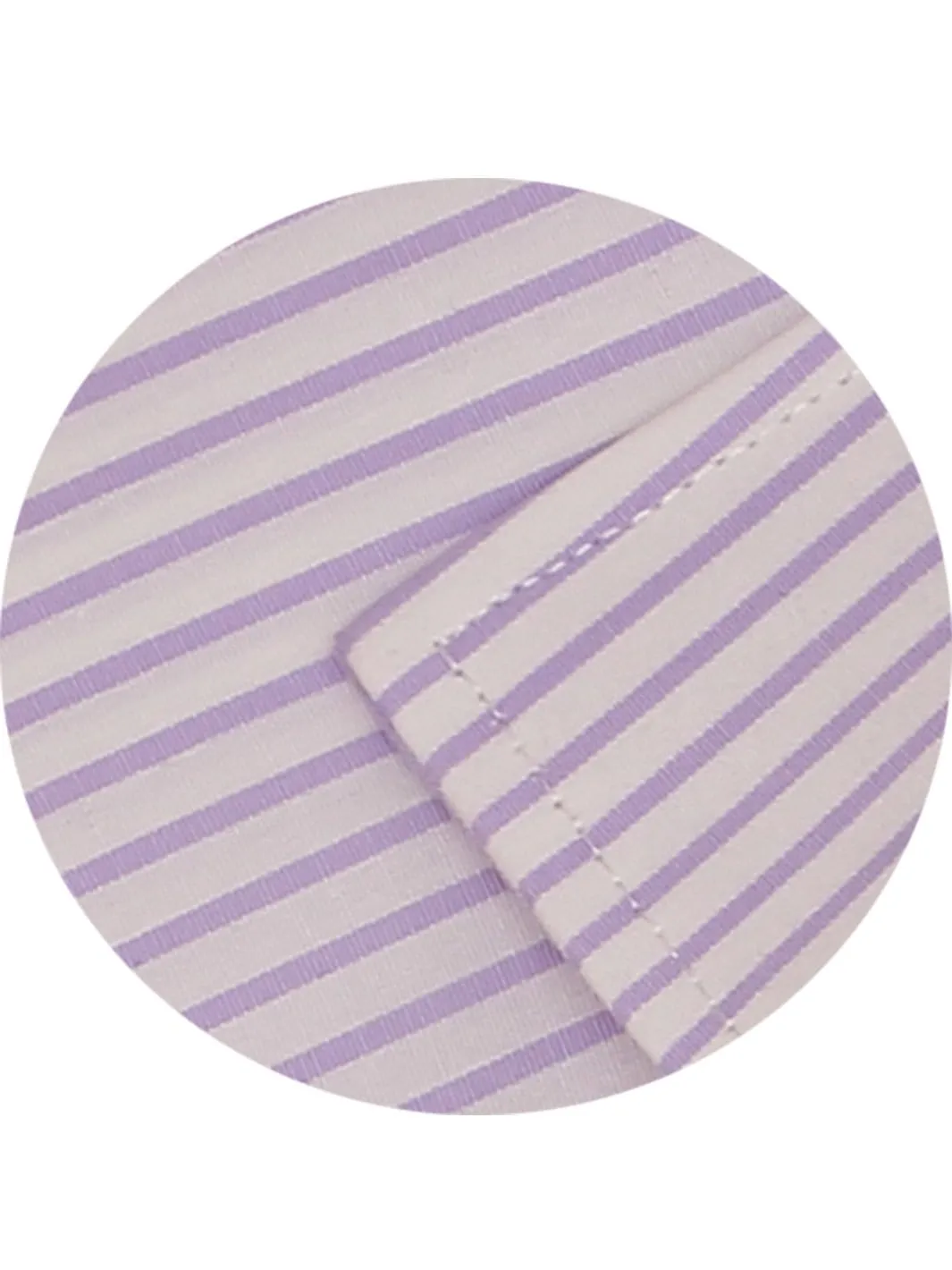 Men's Premium Cotton Striped Shirt - Purple (1282)