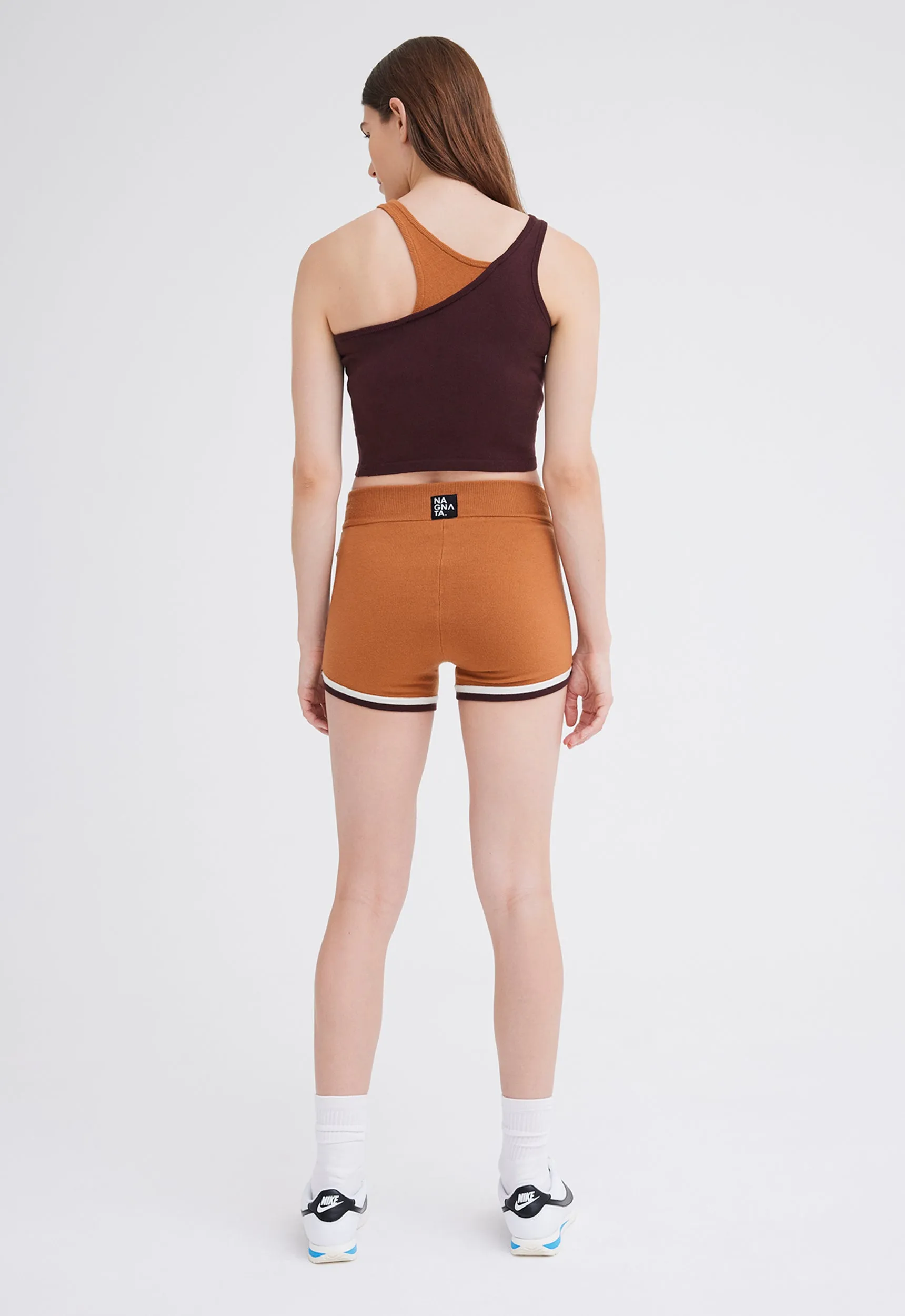 NAGNATA Retro Short 2.0 - Bronze/ Merlot