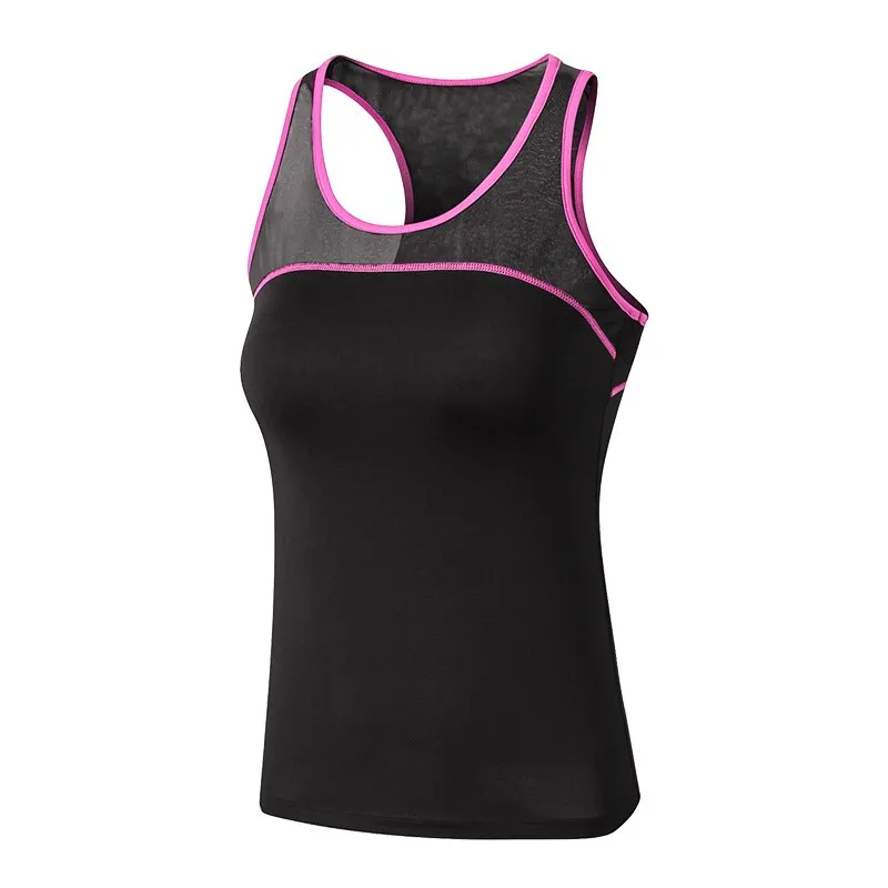 New Women Sportswear Vest Fitness Breathable Yoga Top Workout Tank Top