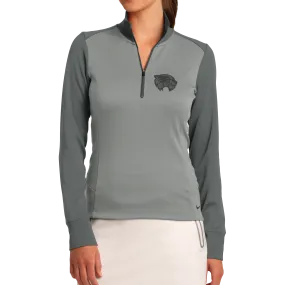 Nike Ladies Dri-FIT 1/2-Zip Cover-Up - Mascot 2 Tone