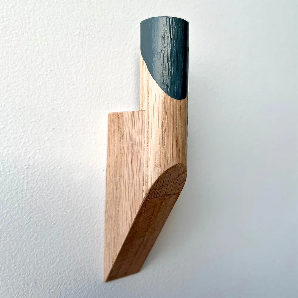 Oak wall hook