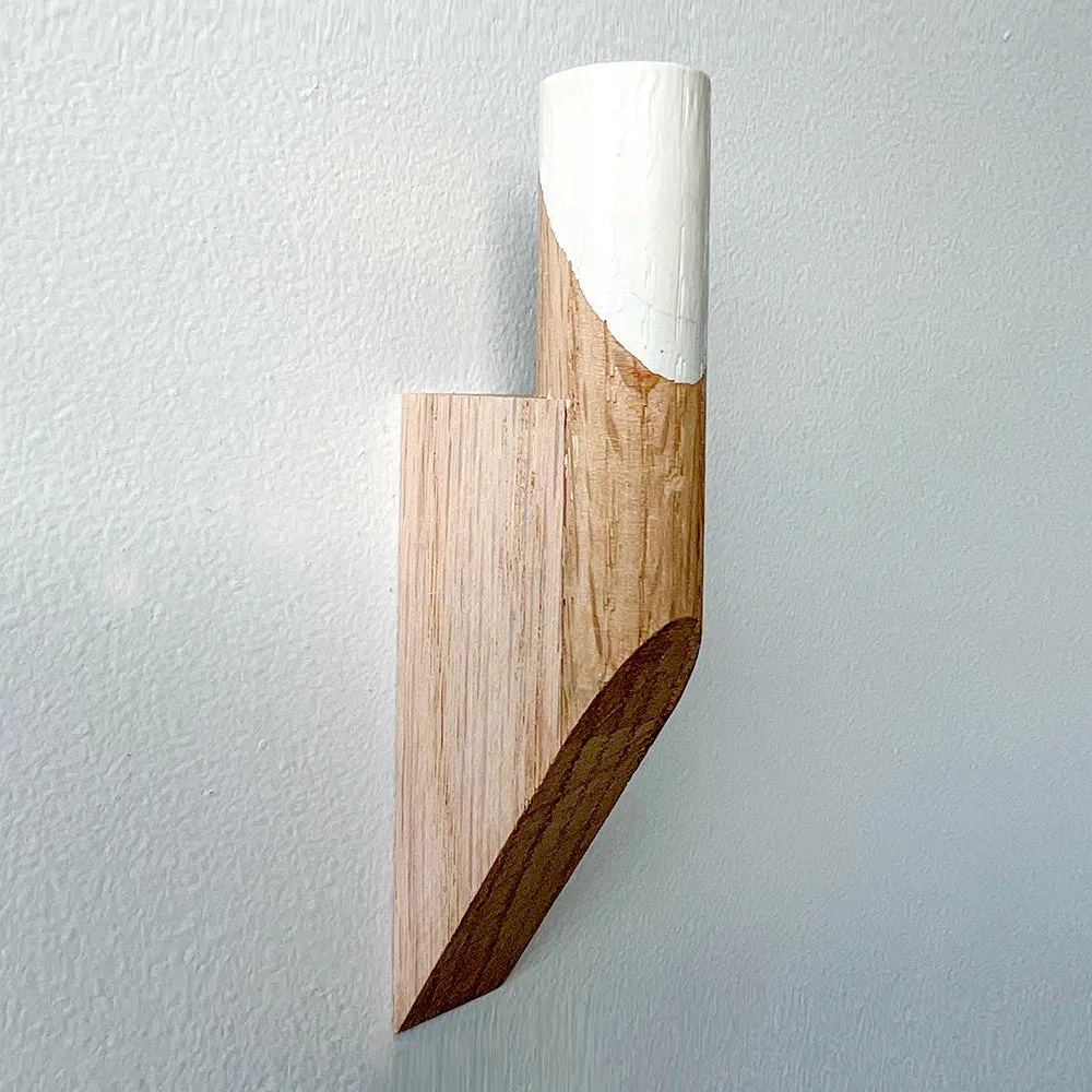 Oak wall hook