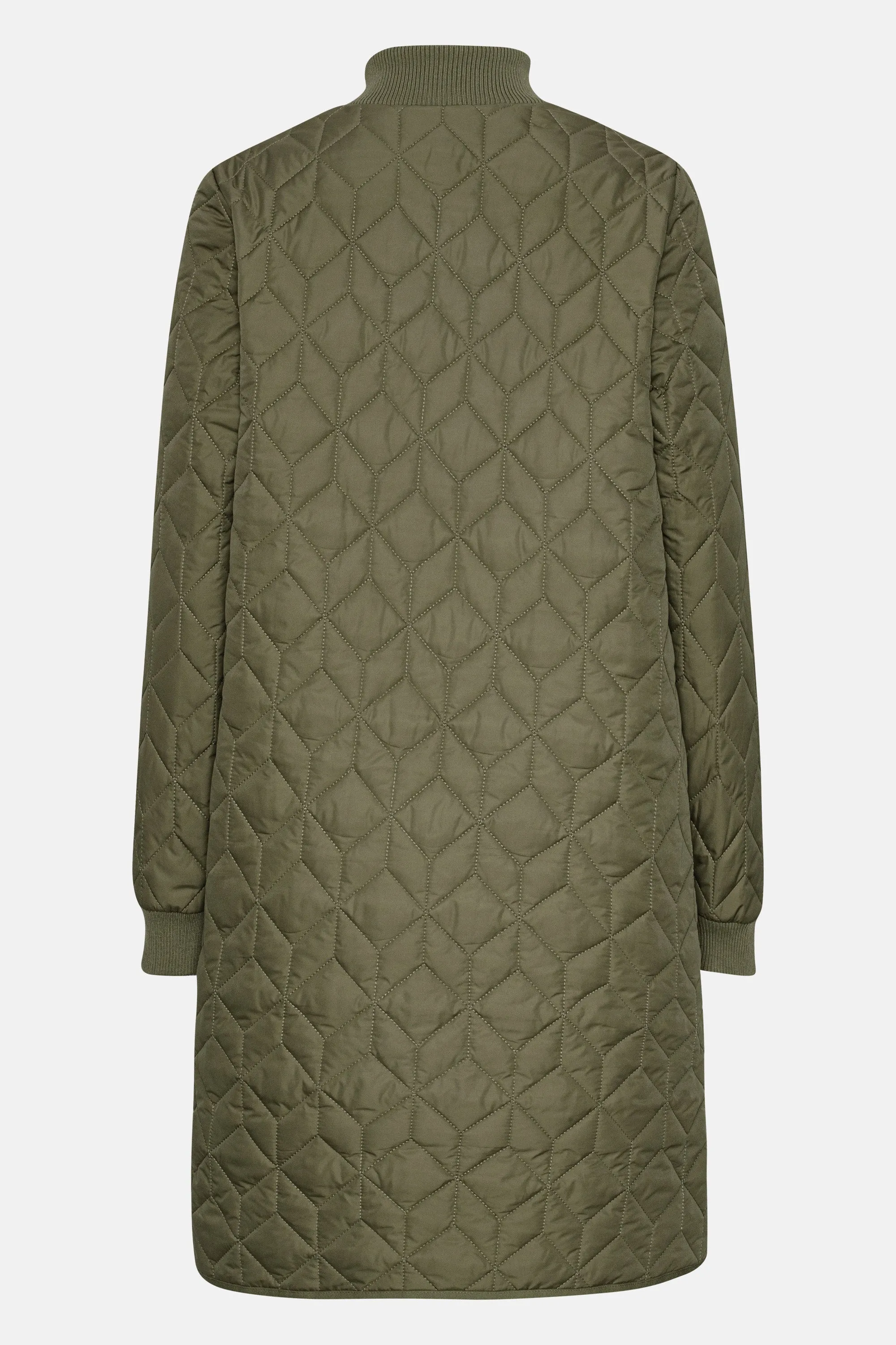 Padded Quilt Coat - Army