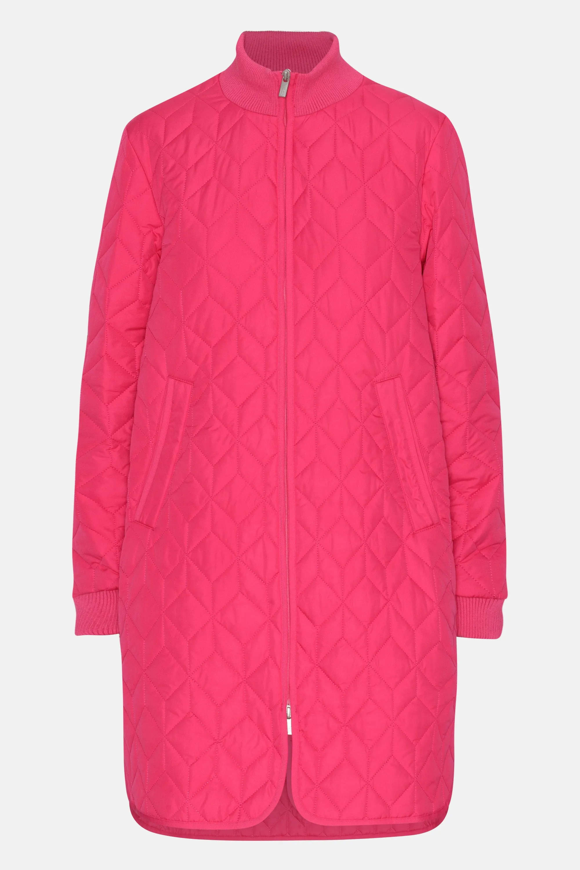 Padded Quilt Coat - Magenta