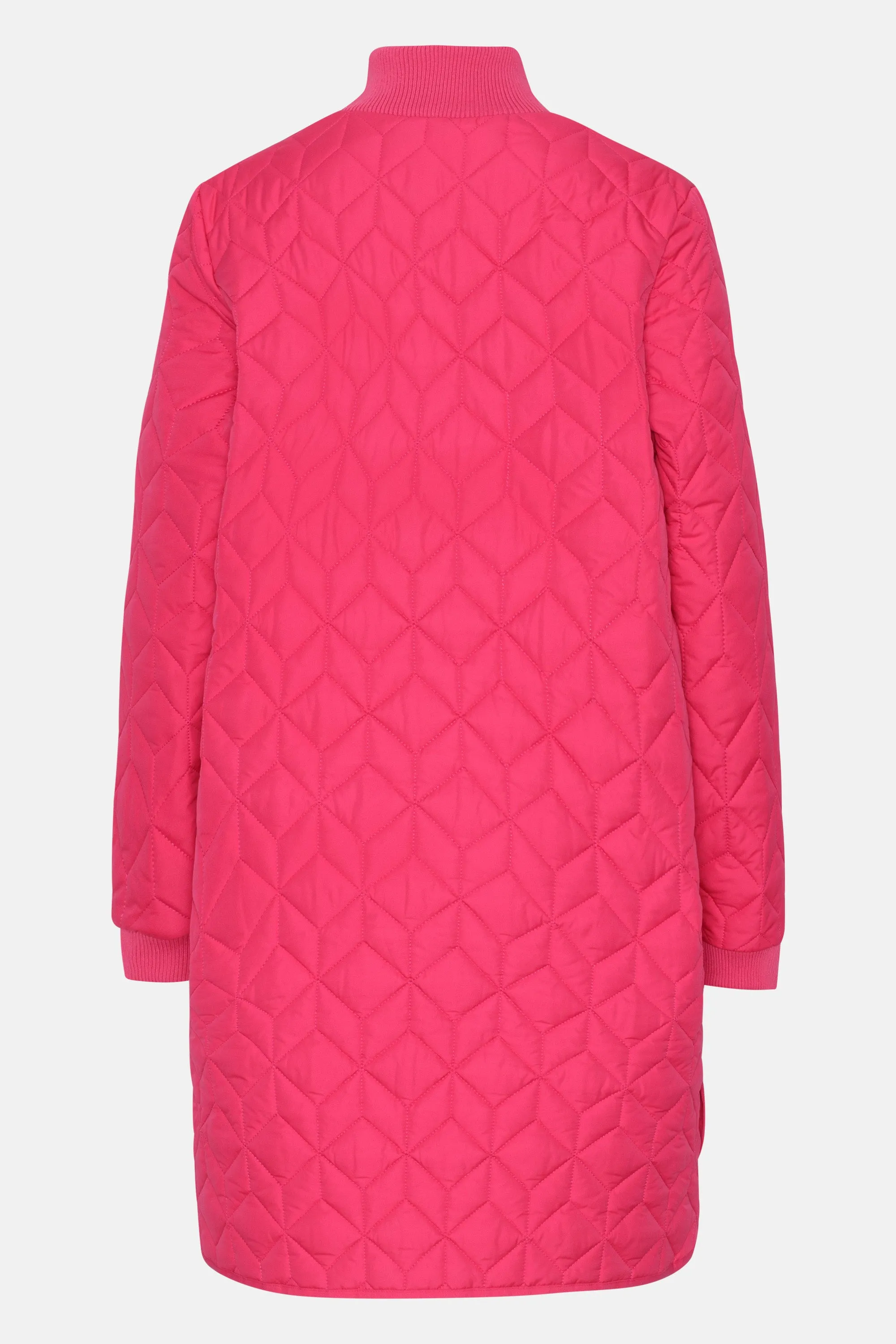 Padded Quilt Coat - Magenta