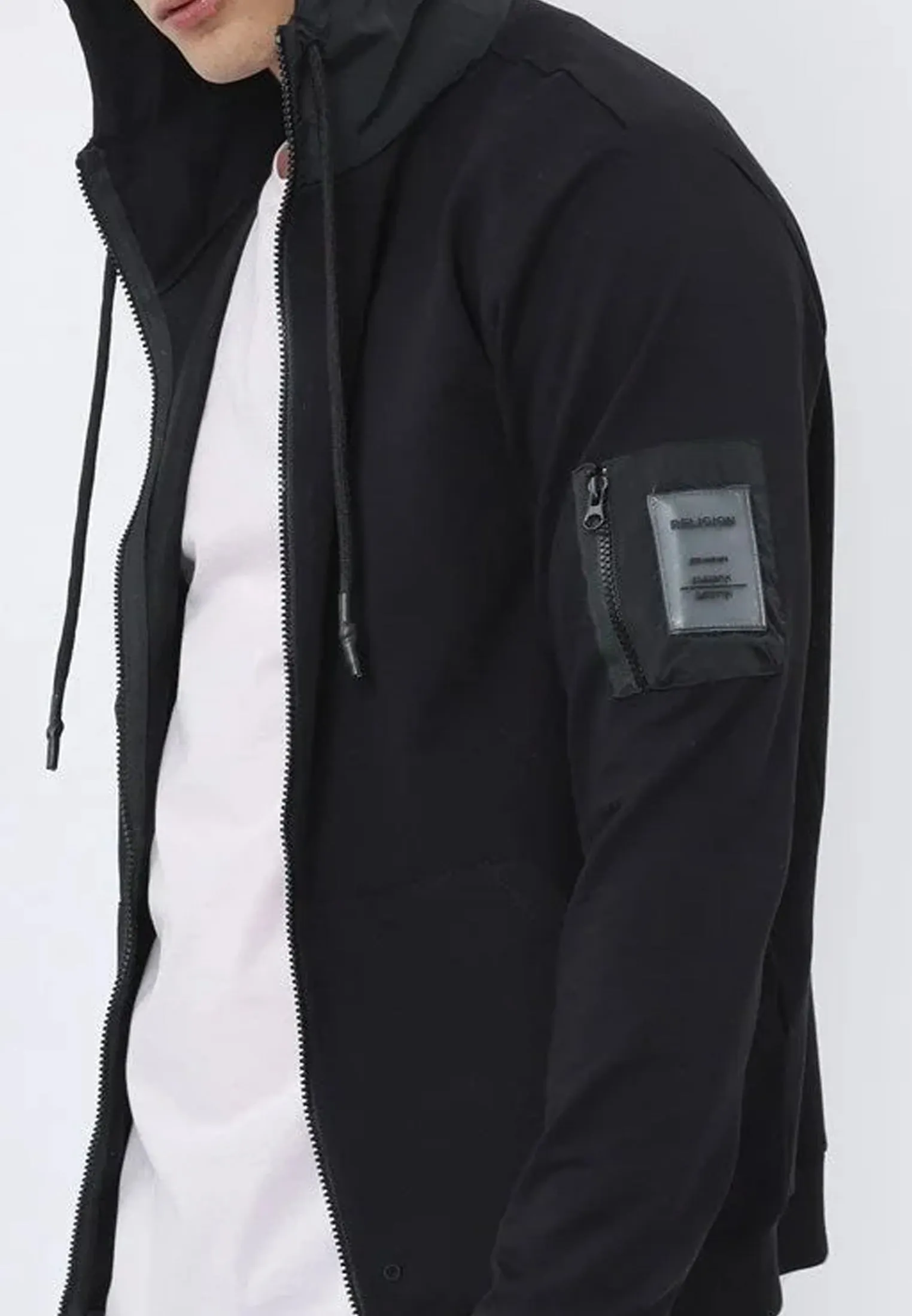 PANEL HOODIE BLACK