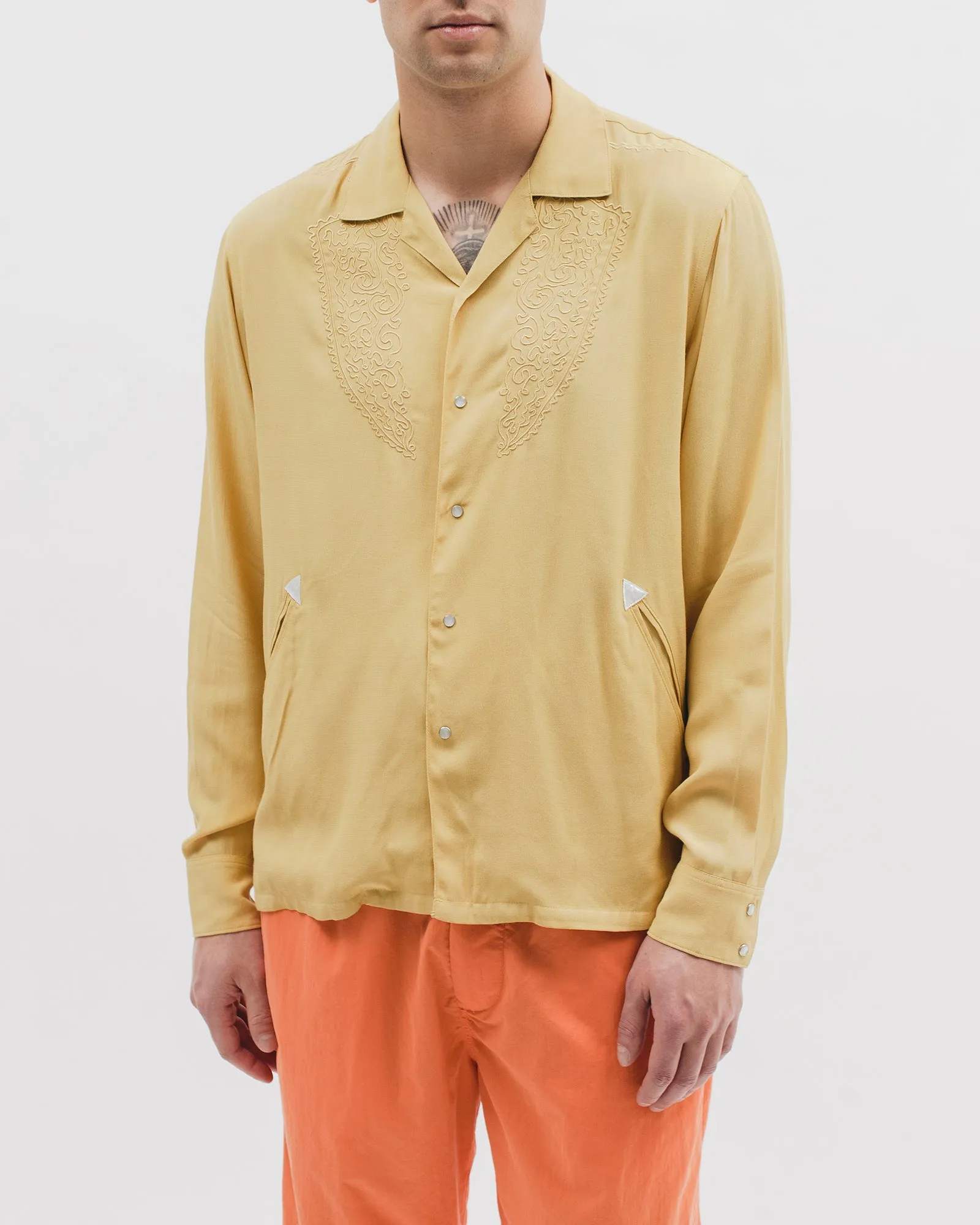 Parque L/S Shirt - Lemon