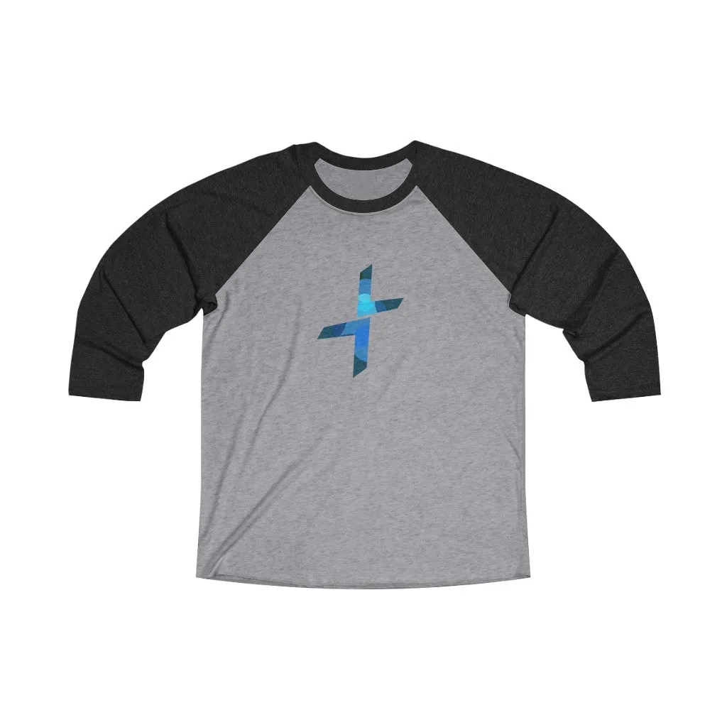 PCTR Cross Unisex Tri-Blend 3/4 Raglan Tee