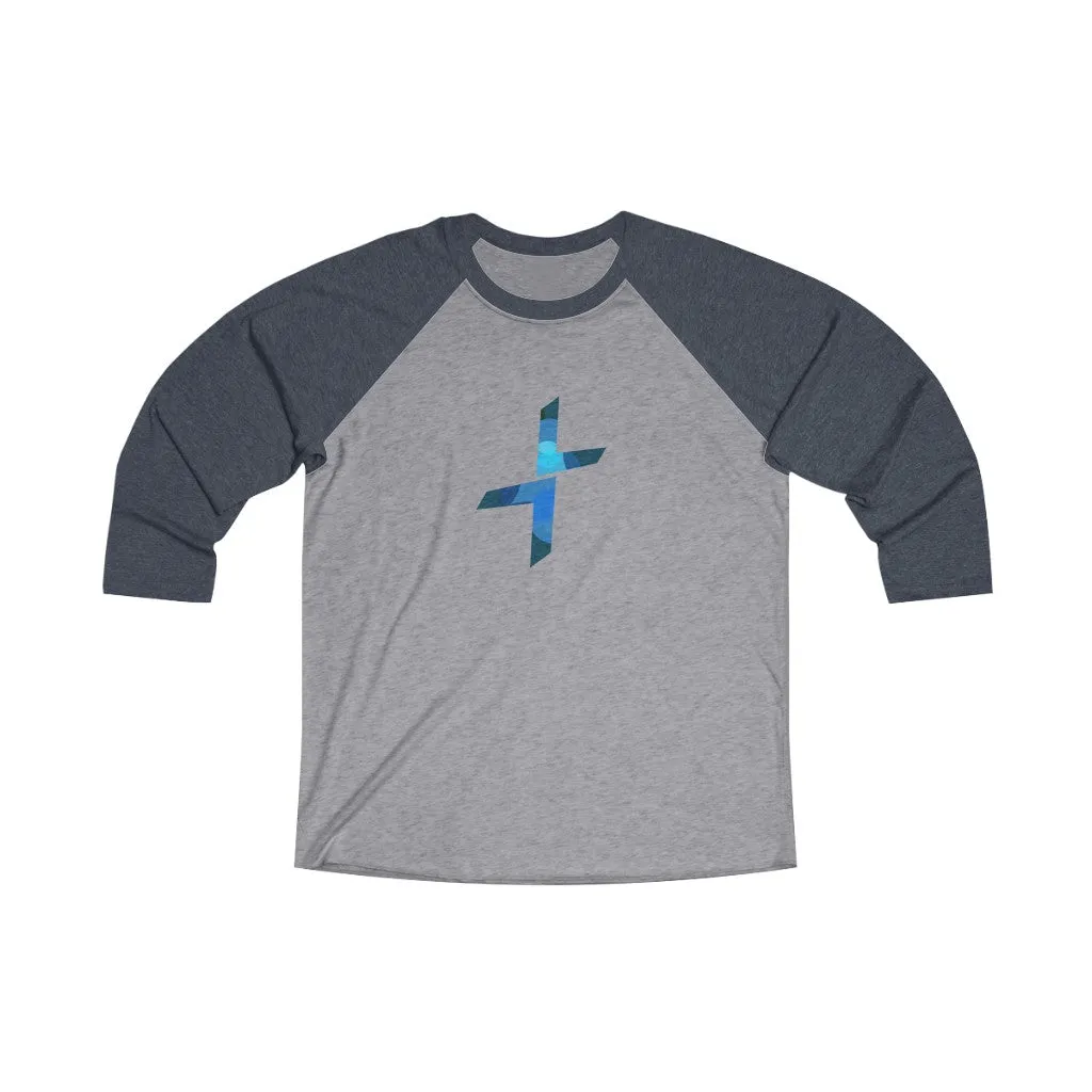 PCTR Cross Unisex Tri-Blend 3/4 Raglan Tee