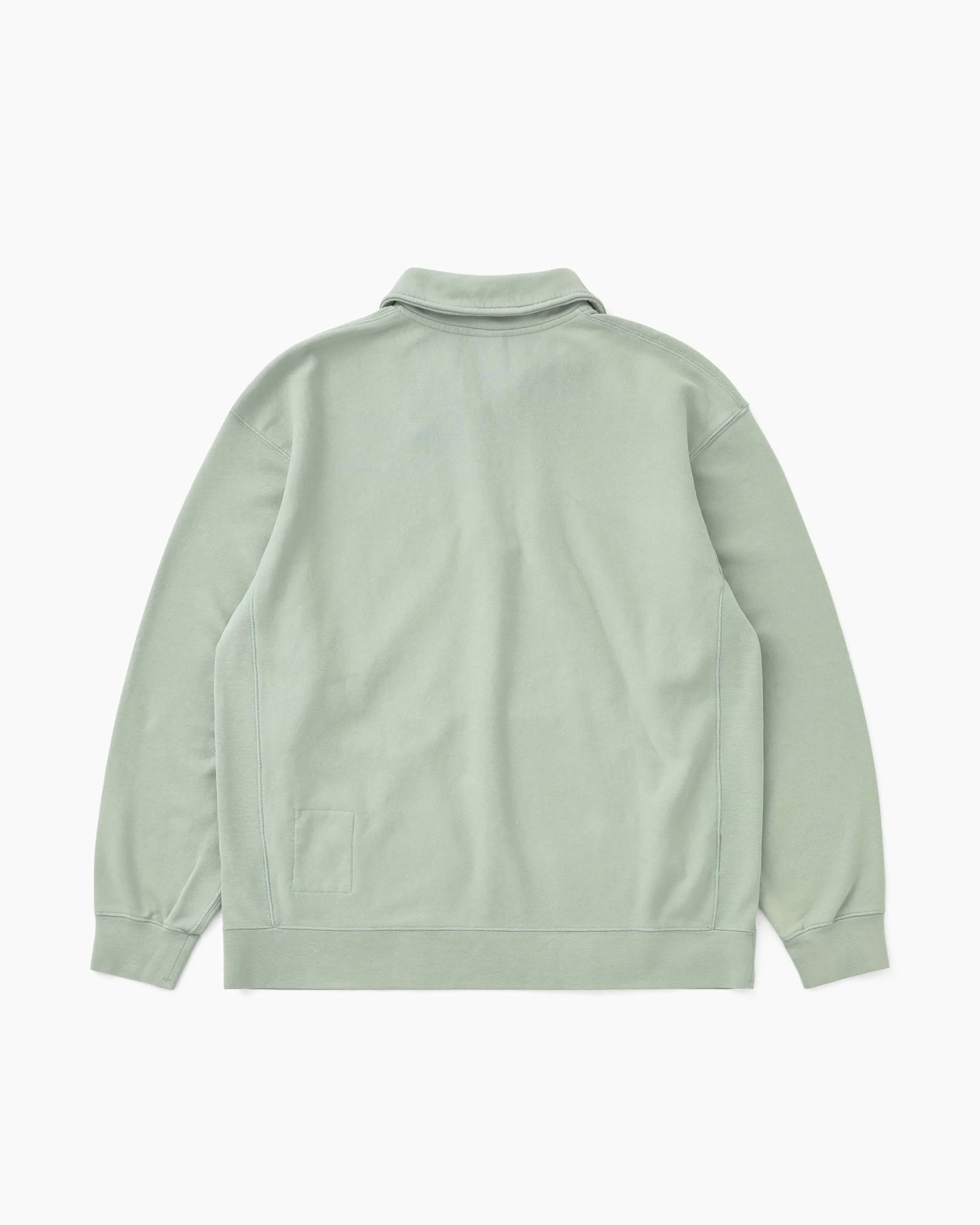 Quarter Zip Pullover Pale Green