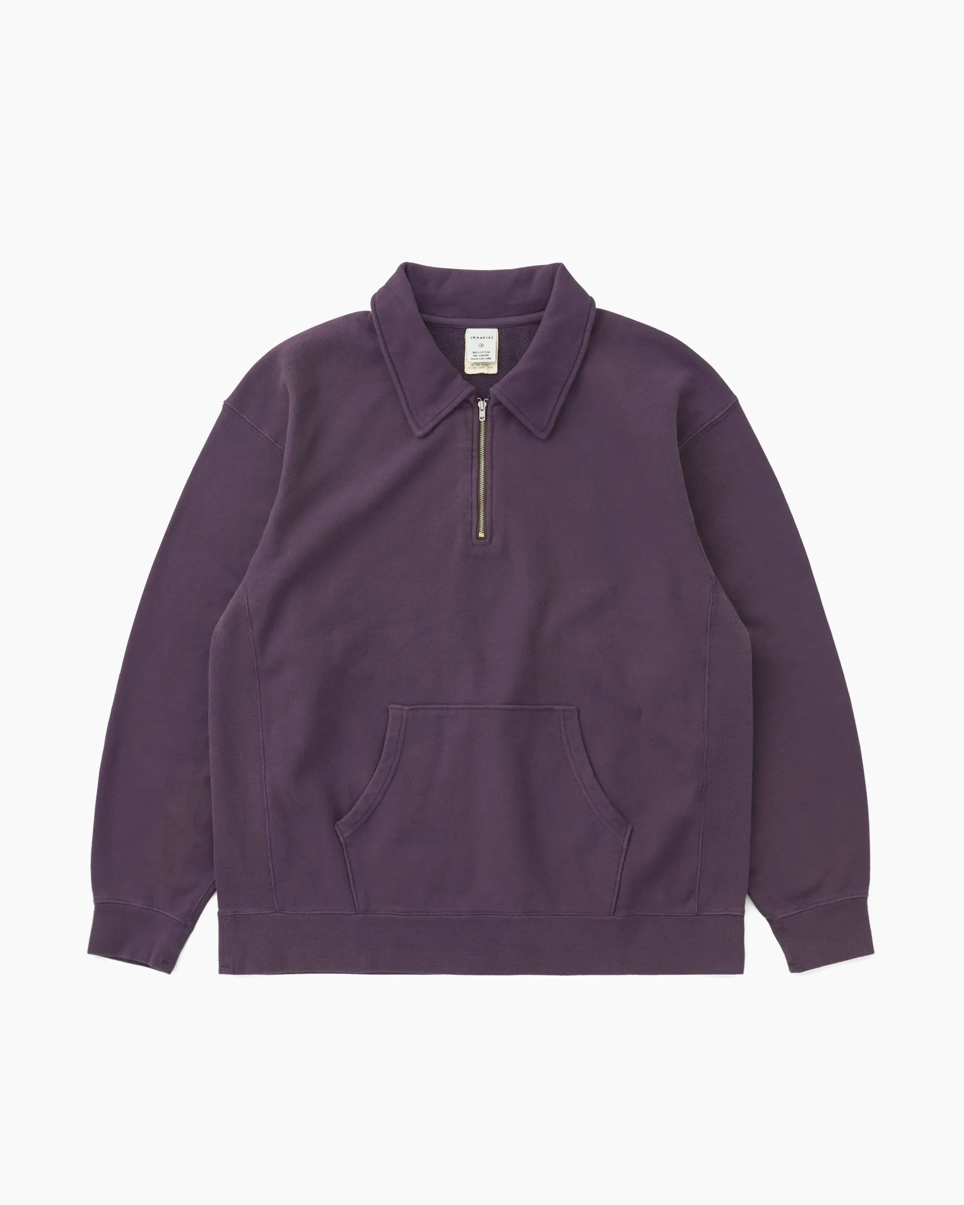 Quarter Zip Pullover Purple