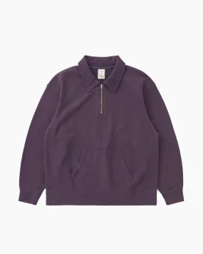 Quarter Zip Pullover Purple