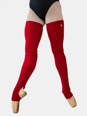 Red Long Dance Leg Warmers MP907