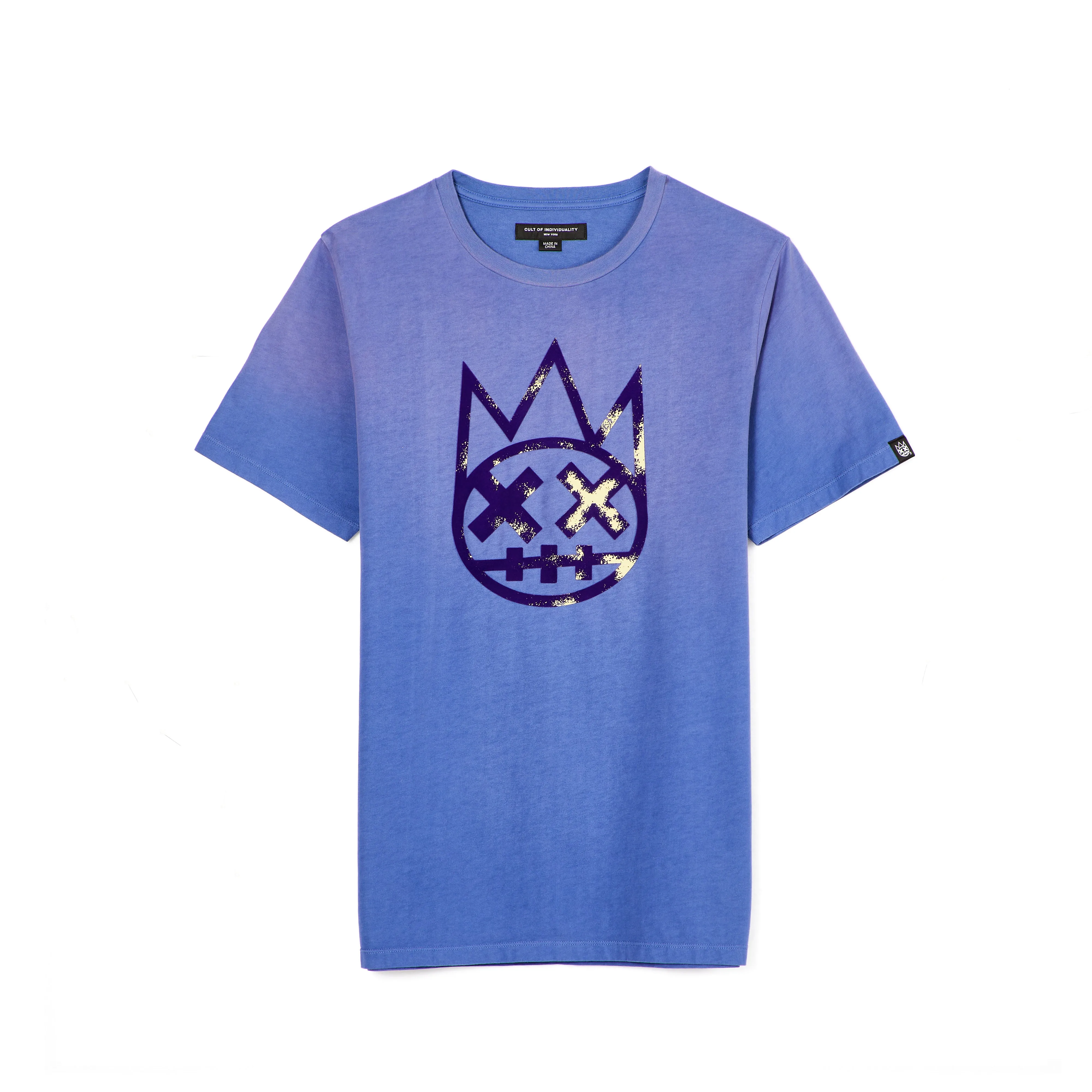 SHIMUCHAN LOGO SHORT SLEEVE CREW NECK TEE IN VINTAGE PURPLE