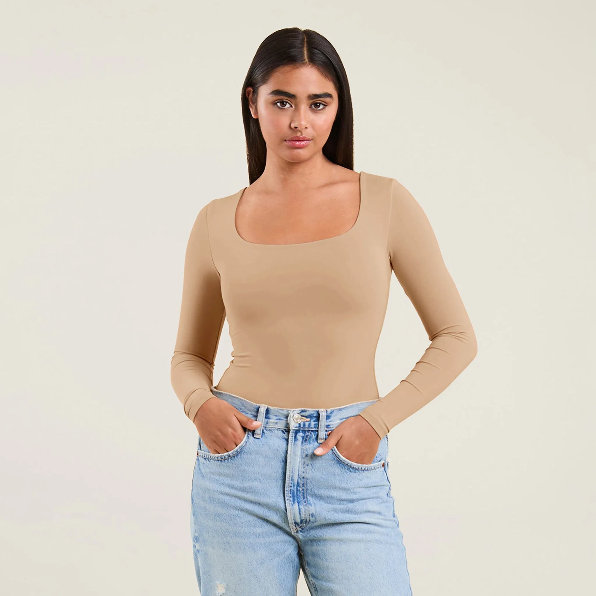 Square Neck Bodysuit